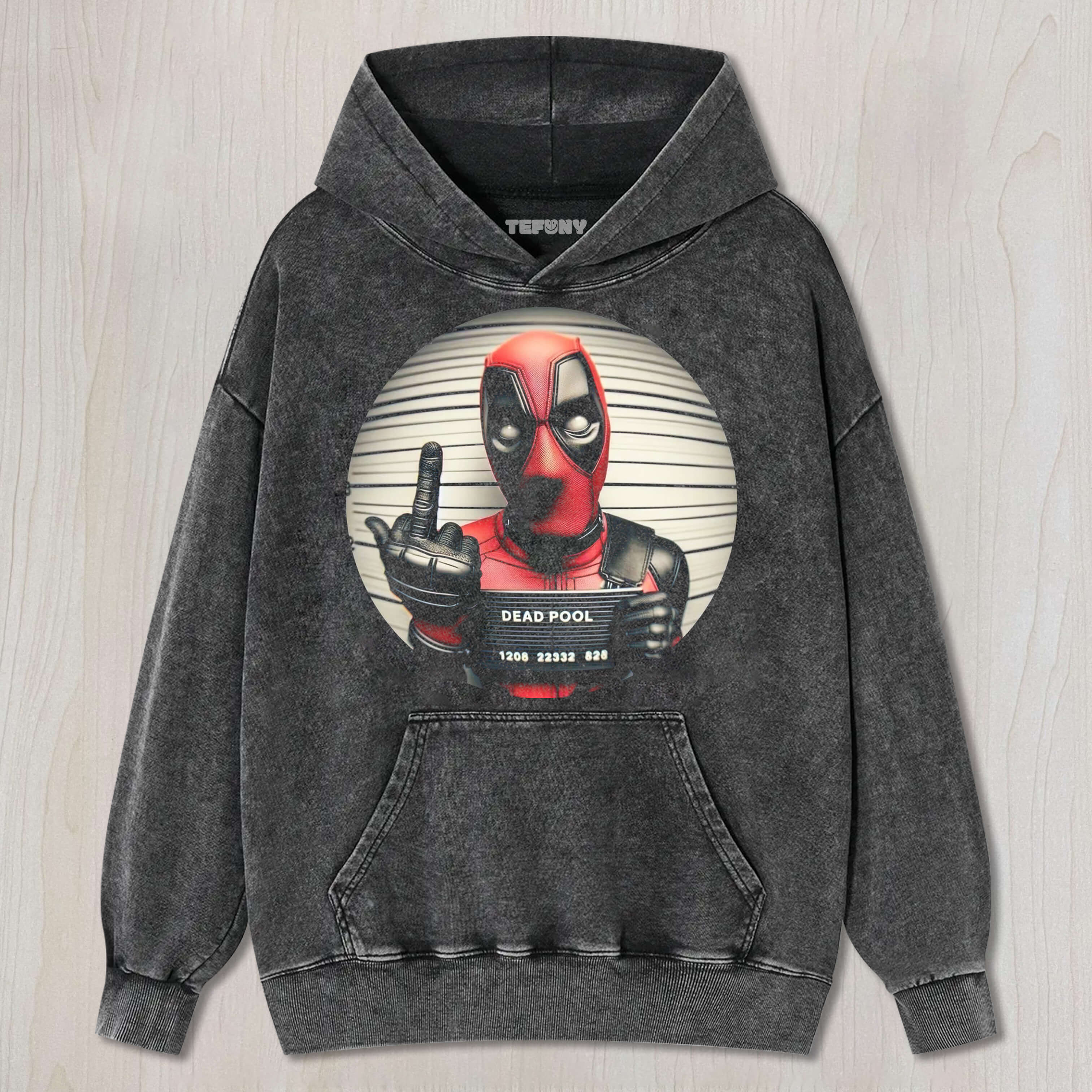 DEADPOOL GIVES THE MIDDLE FINGER T-SHIRT