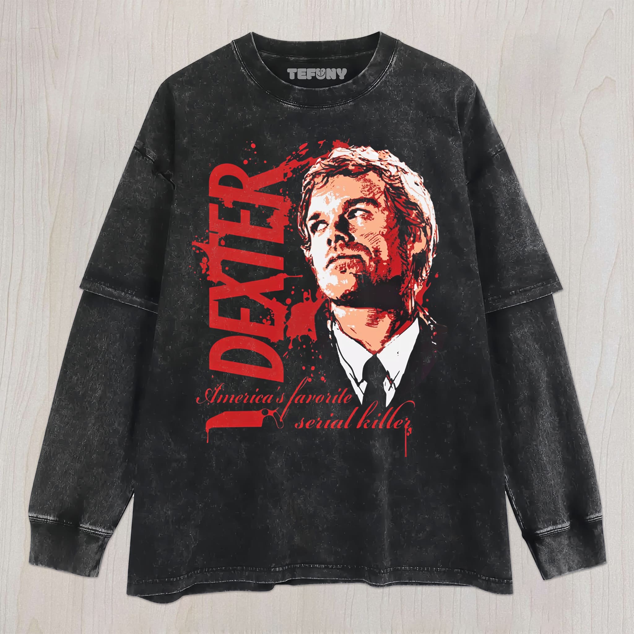DEXTER N4 UNISEX TEE, TANK TOP, LAYERED LS, SWEATSHIRT & HOODIE