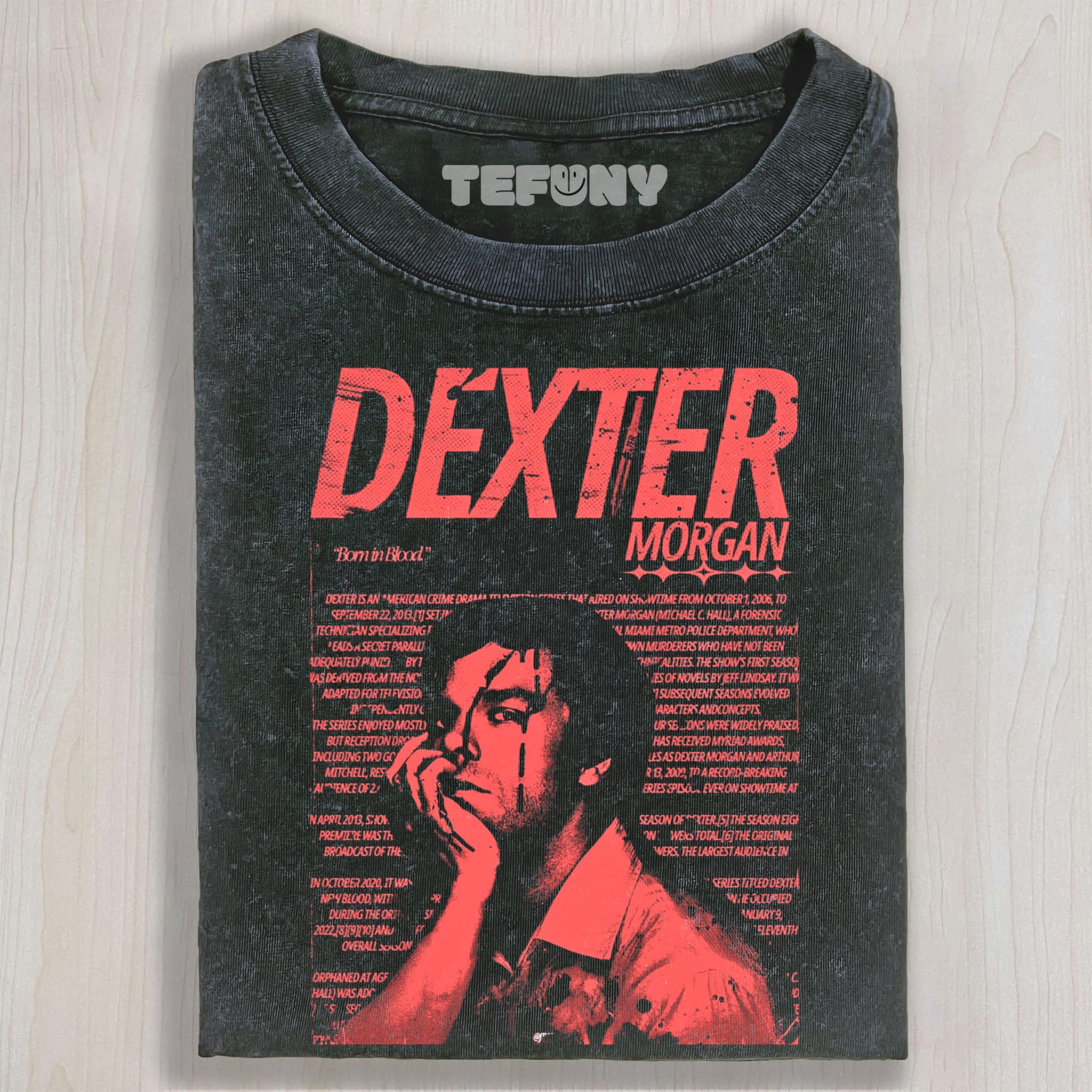 DEXTER N5 UNISEX TEE, TANK TOP, LAYERED LS, SWEATSHIRT & HOODIE