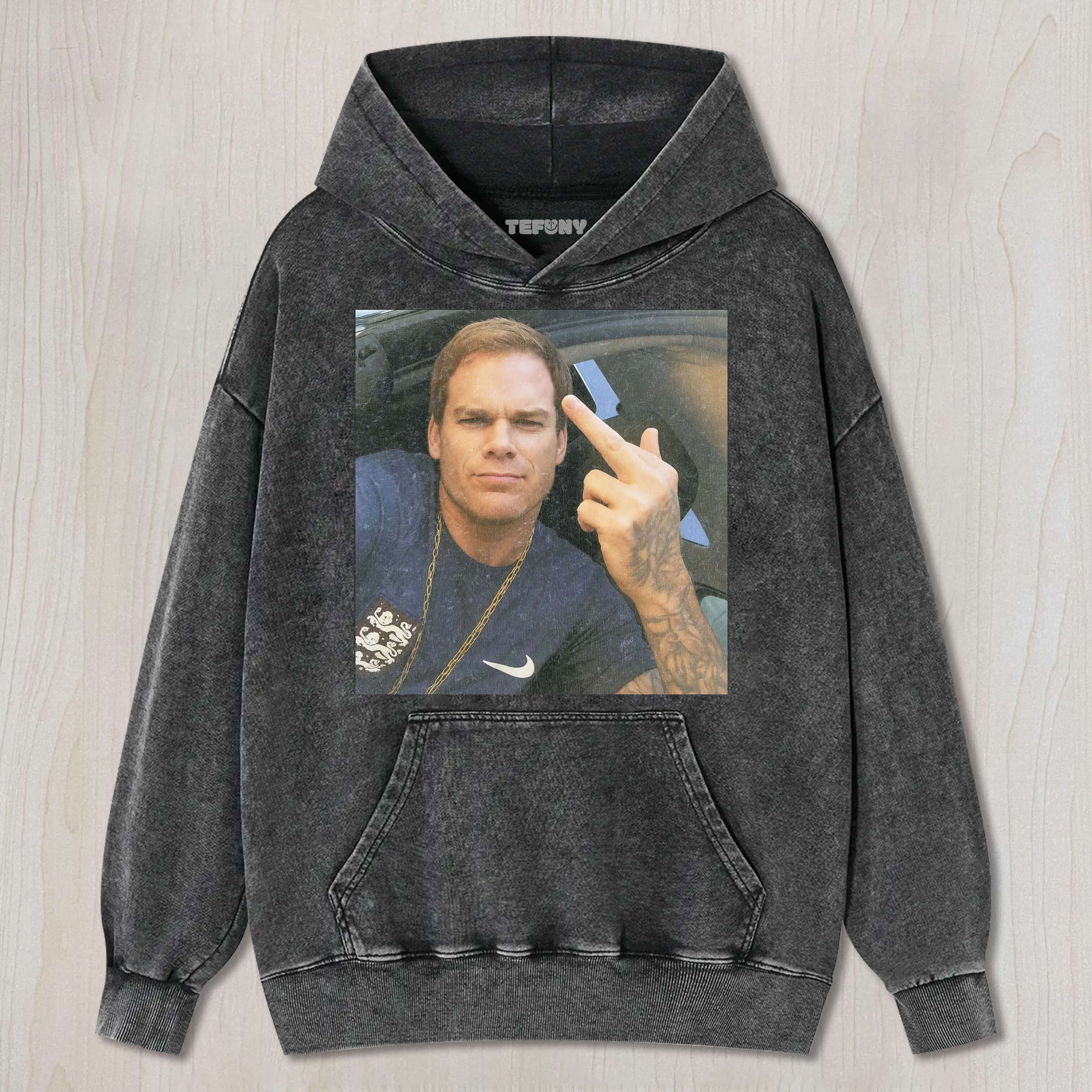 DEXTER MIDDLE FINGER TEE & SWEAT & HOOD