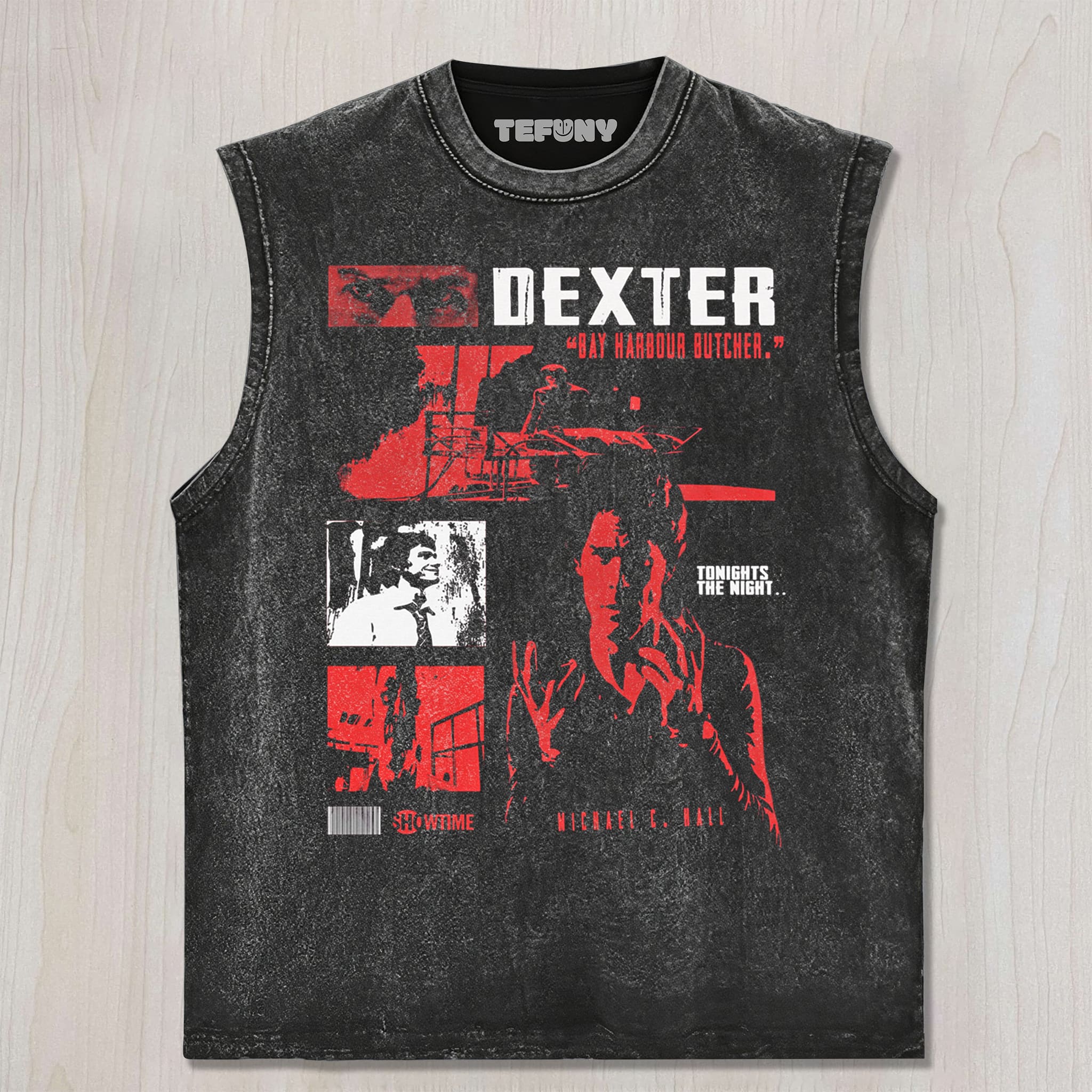 DEXTER N6 UNISEX TEE, TANK TOP, LAYERED LS, SWEATSHIRT & HOODIE