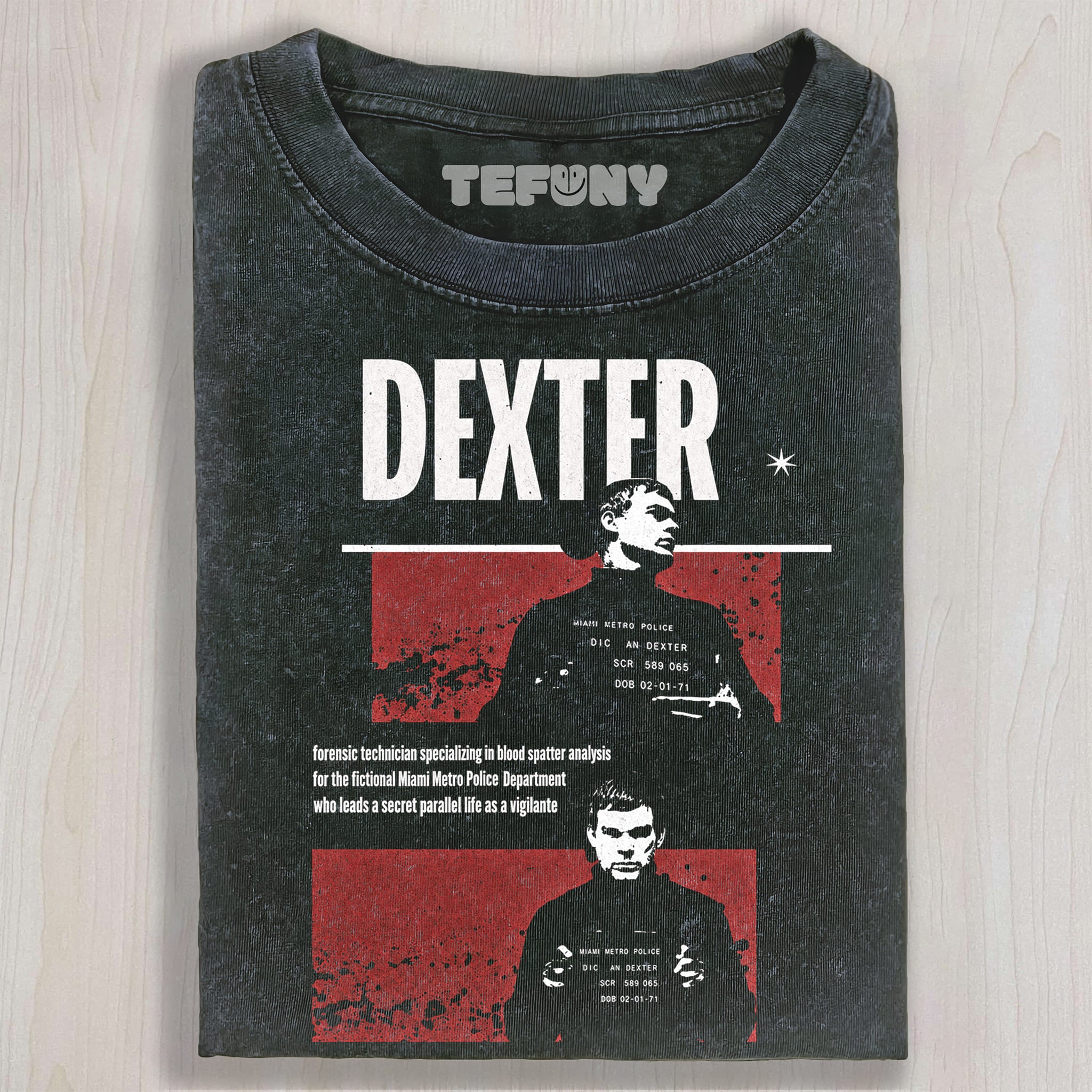 DEXTER N8 UNISEX TEE, TANK TOP, LAYERED LS, SWEATSHIRT & HOODIE