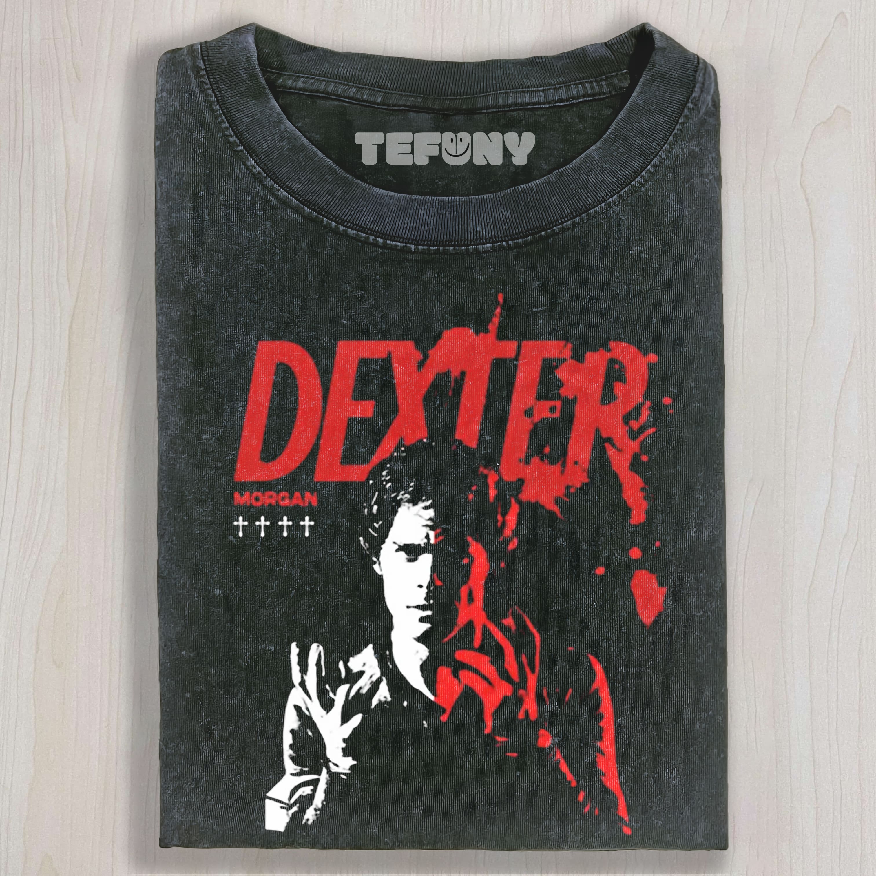 DEXTER RED TEE & SWEAT & HOOD