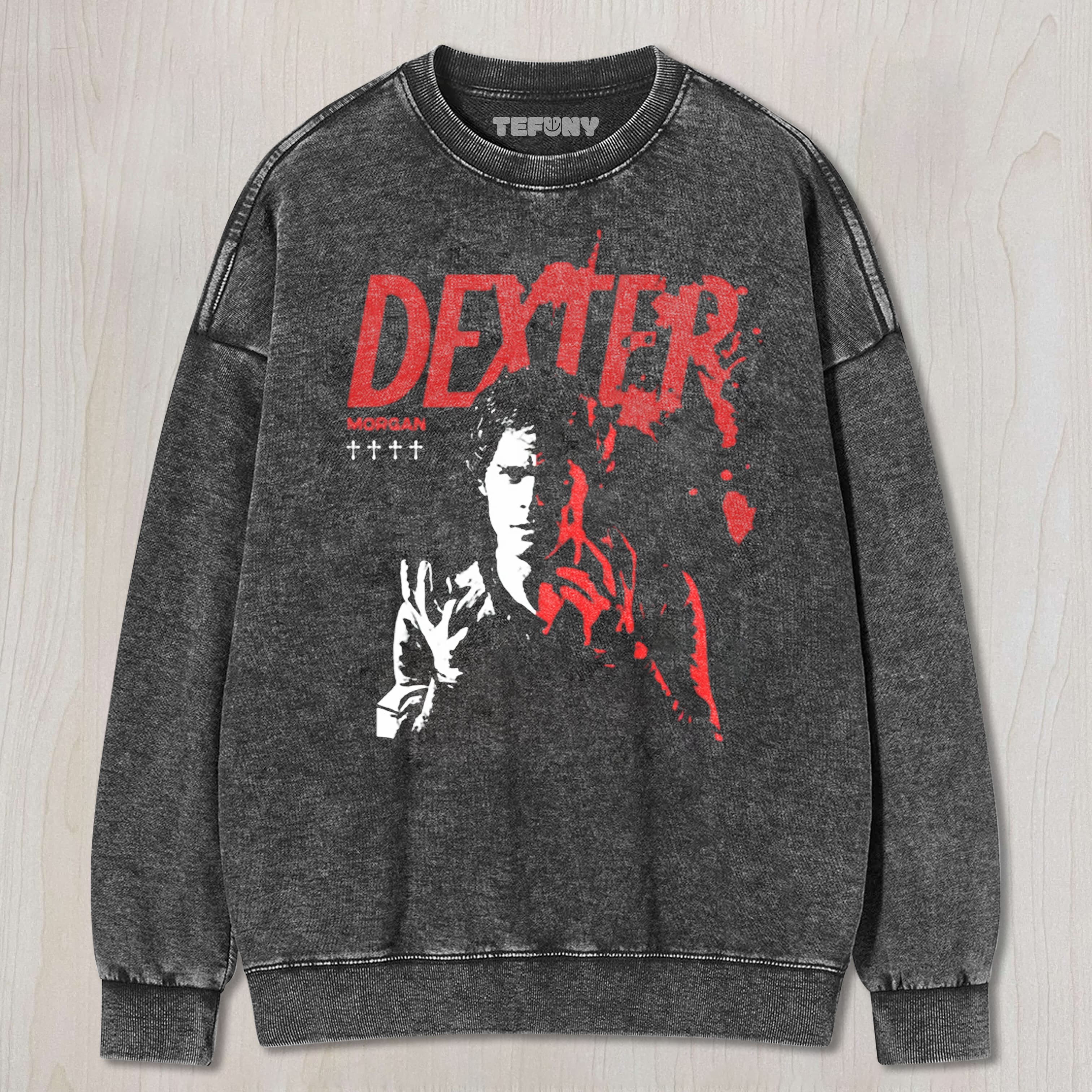DEXTER RED TEE & SWEAT & HOOD