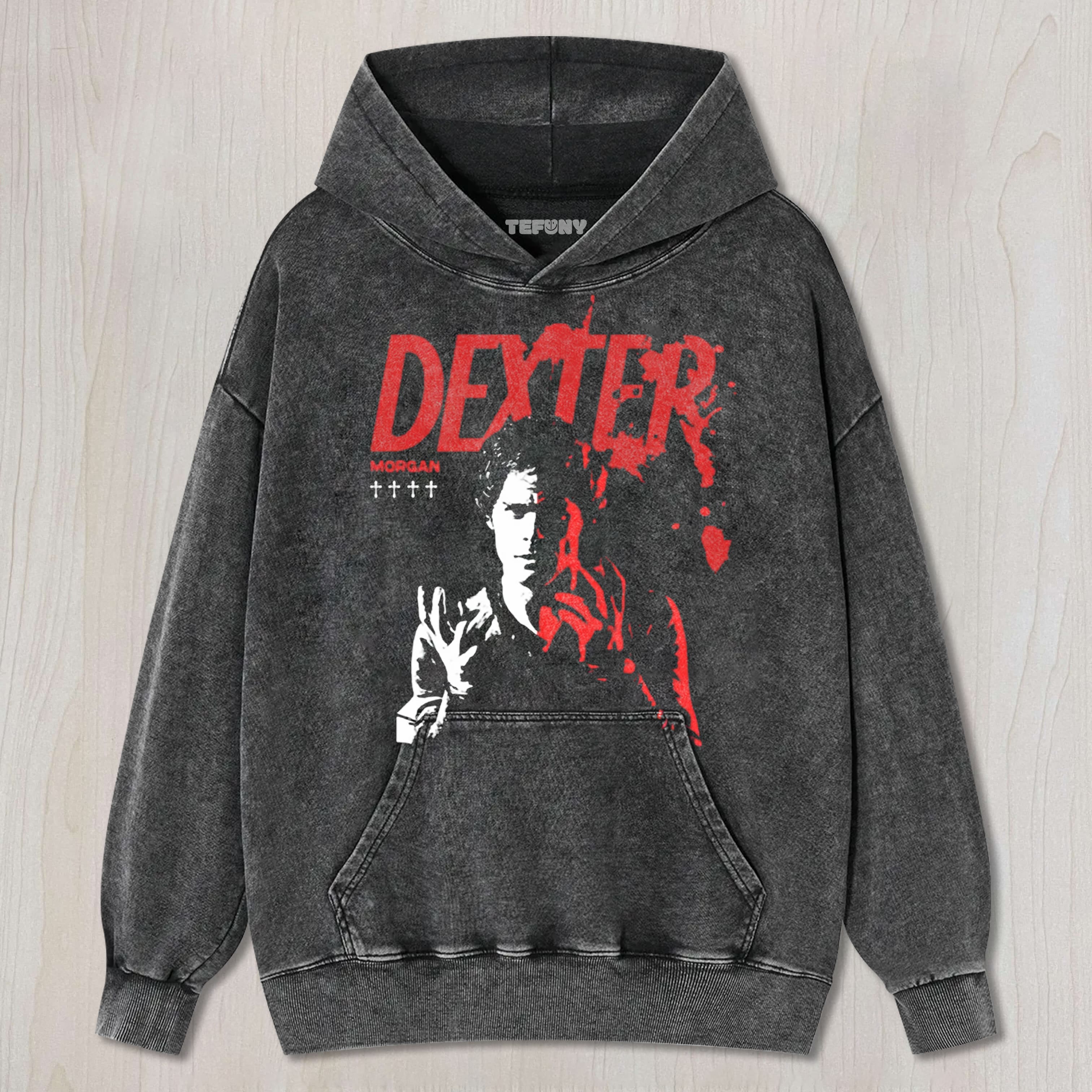 DEXTER RED TEE & SWEAT & HOOD