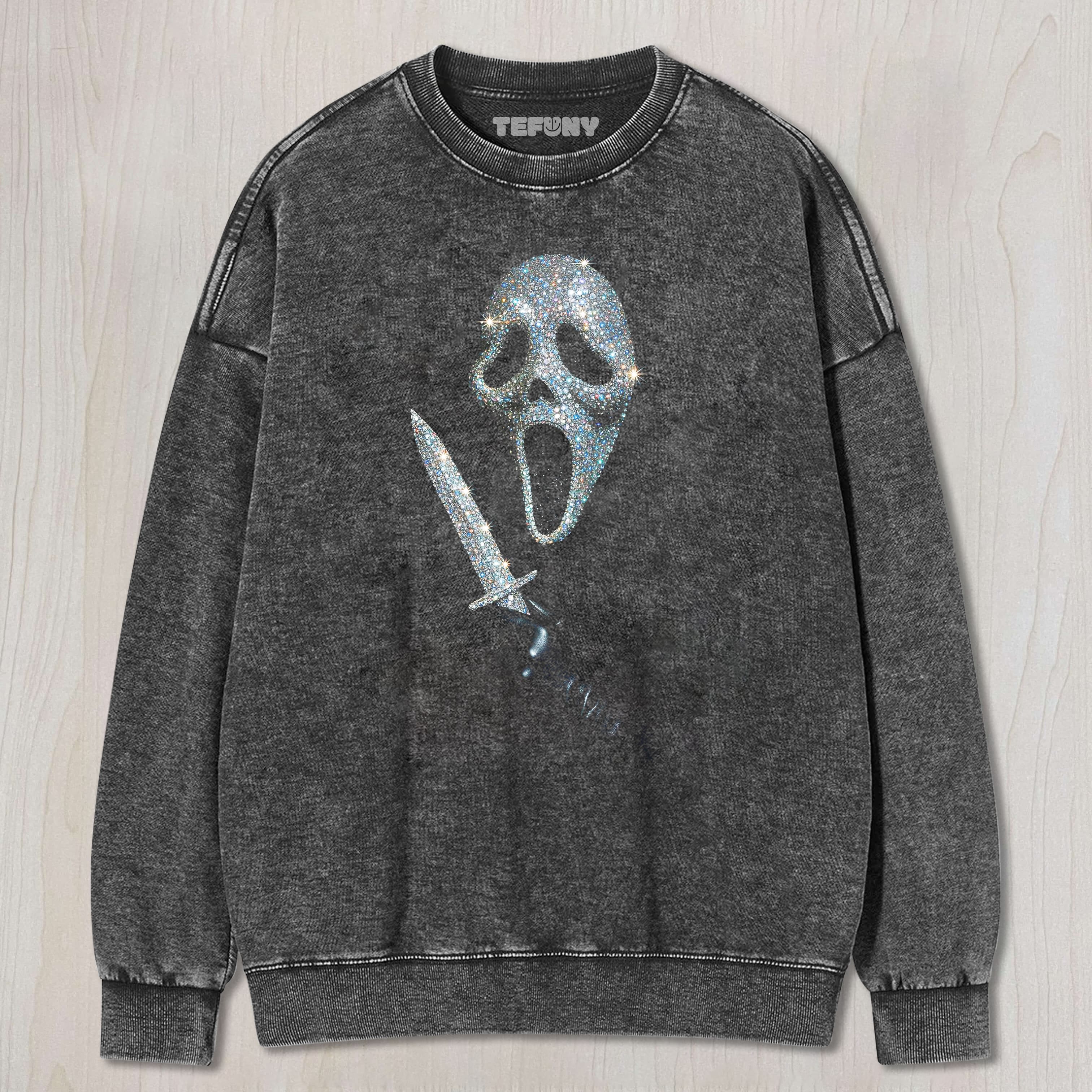 DIAMOND GHOST FACE UNISEX TEE, TANK TOP, LAYERED LS, SWEATSHIRT & HOODIE