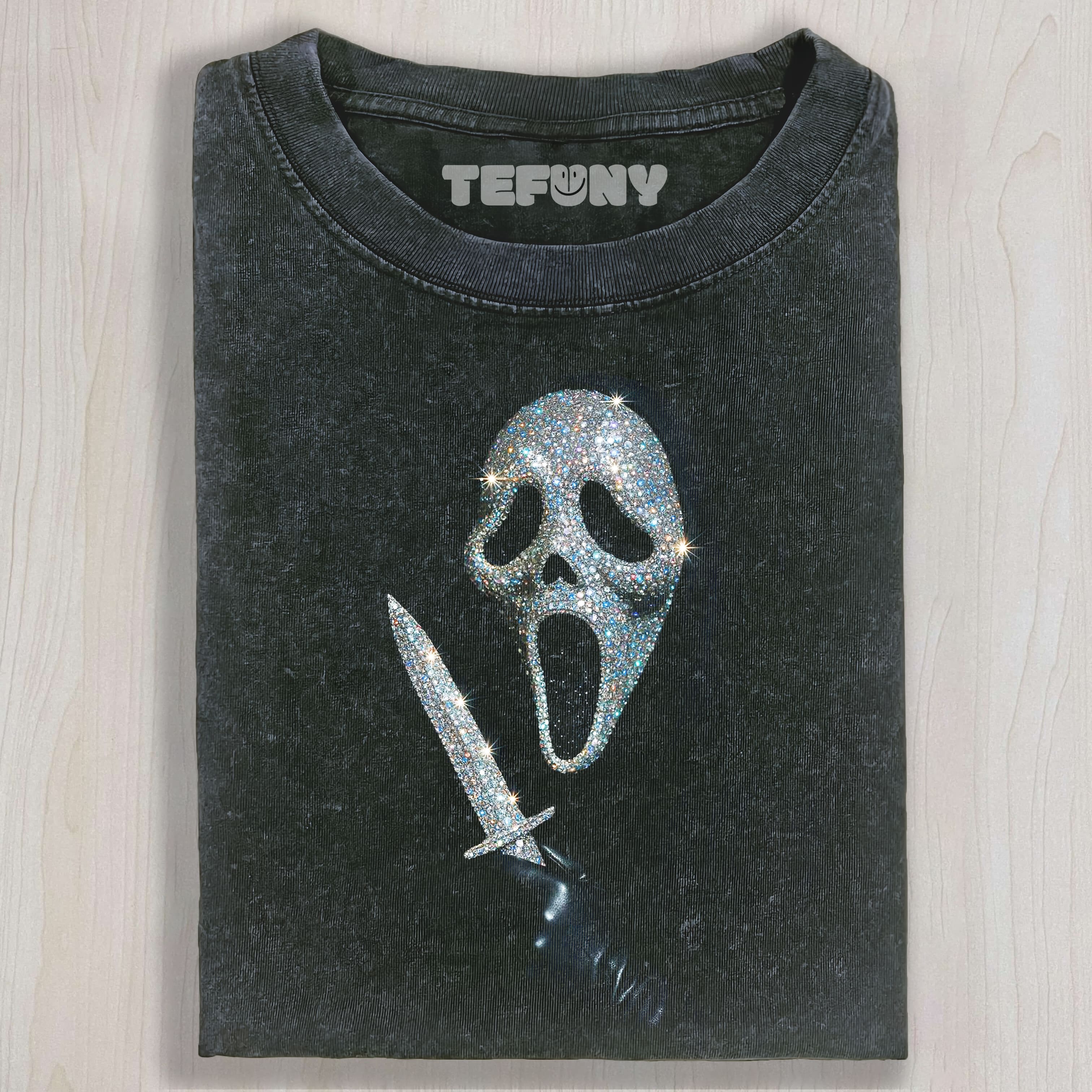 DIAMOND GHOST FACE UNISEX TEE, TANK TOP, LAYERED LS, SWEATSHIRT & HOODIE