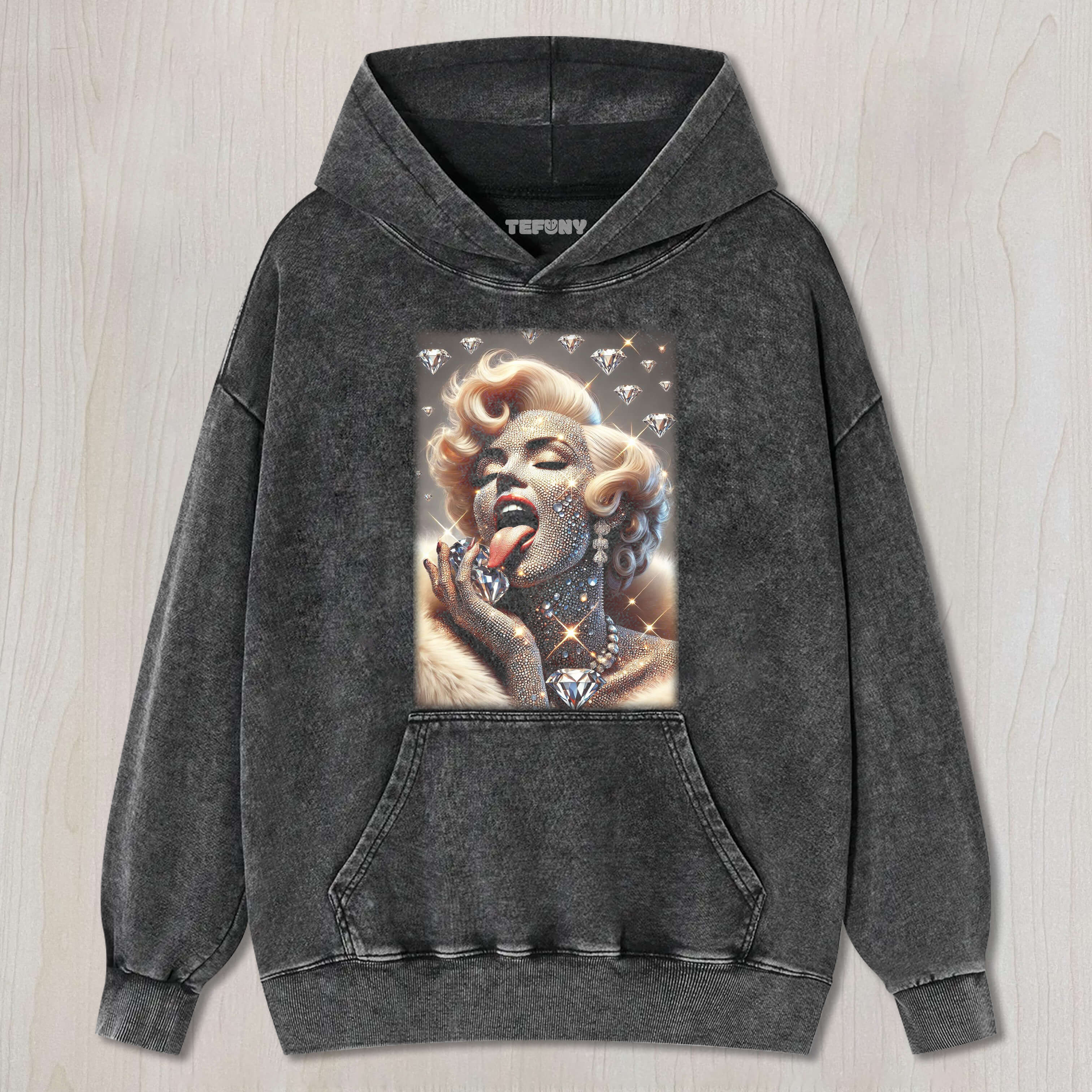 DIAMOND MARILYN MONROE TEE & SWEAT & HOOD
