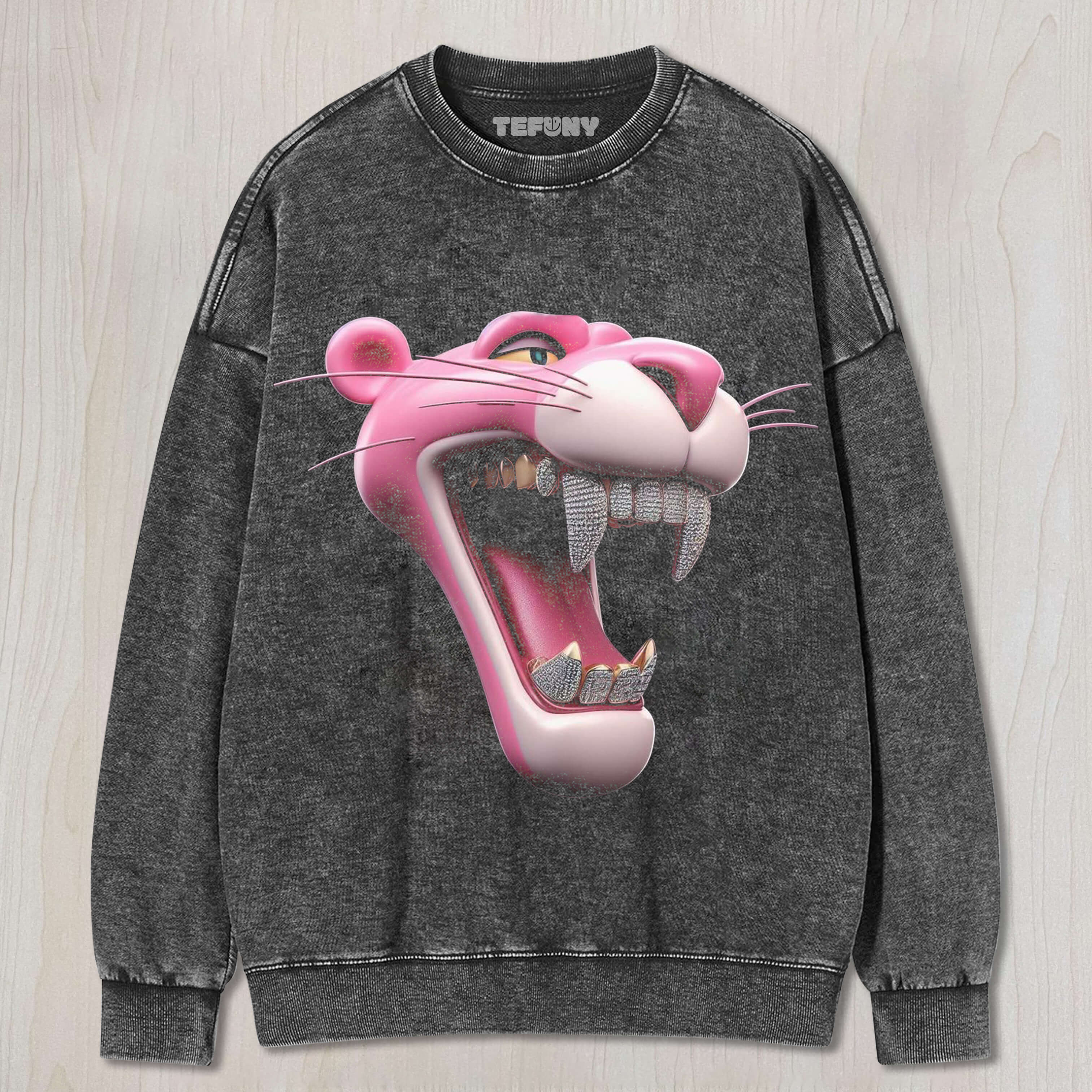 DIAMOND TOOTH PINK PANTHER T-SHIRT