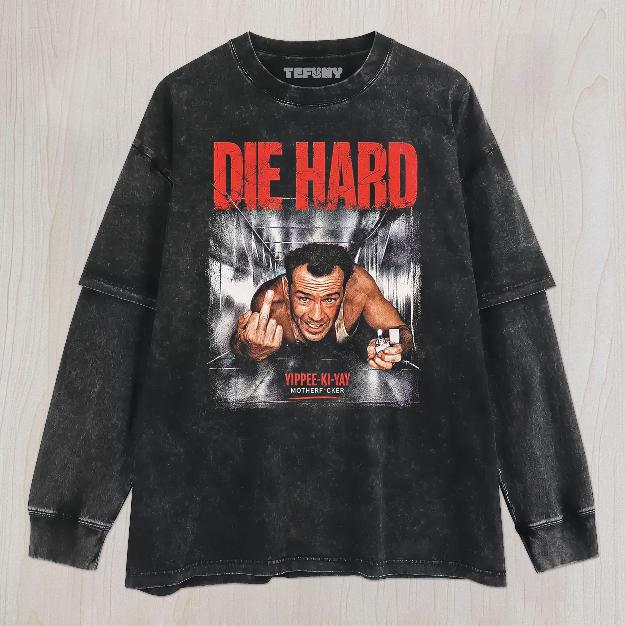 DIE HARD V1 UNISEX TEE, TANK TOP, LAYERED LS, SWEATSHIRT & HOODIE