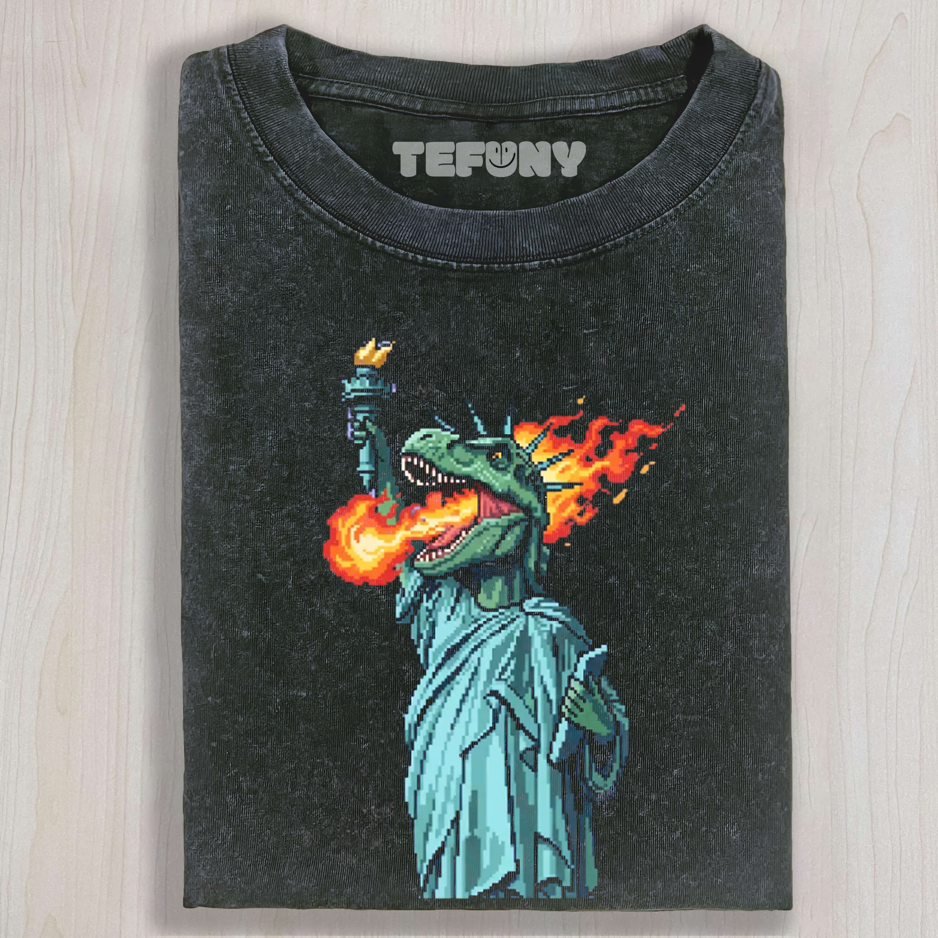 DINOSAUR LIBERTY FIRE TEE & SWEAT & HOOD