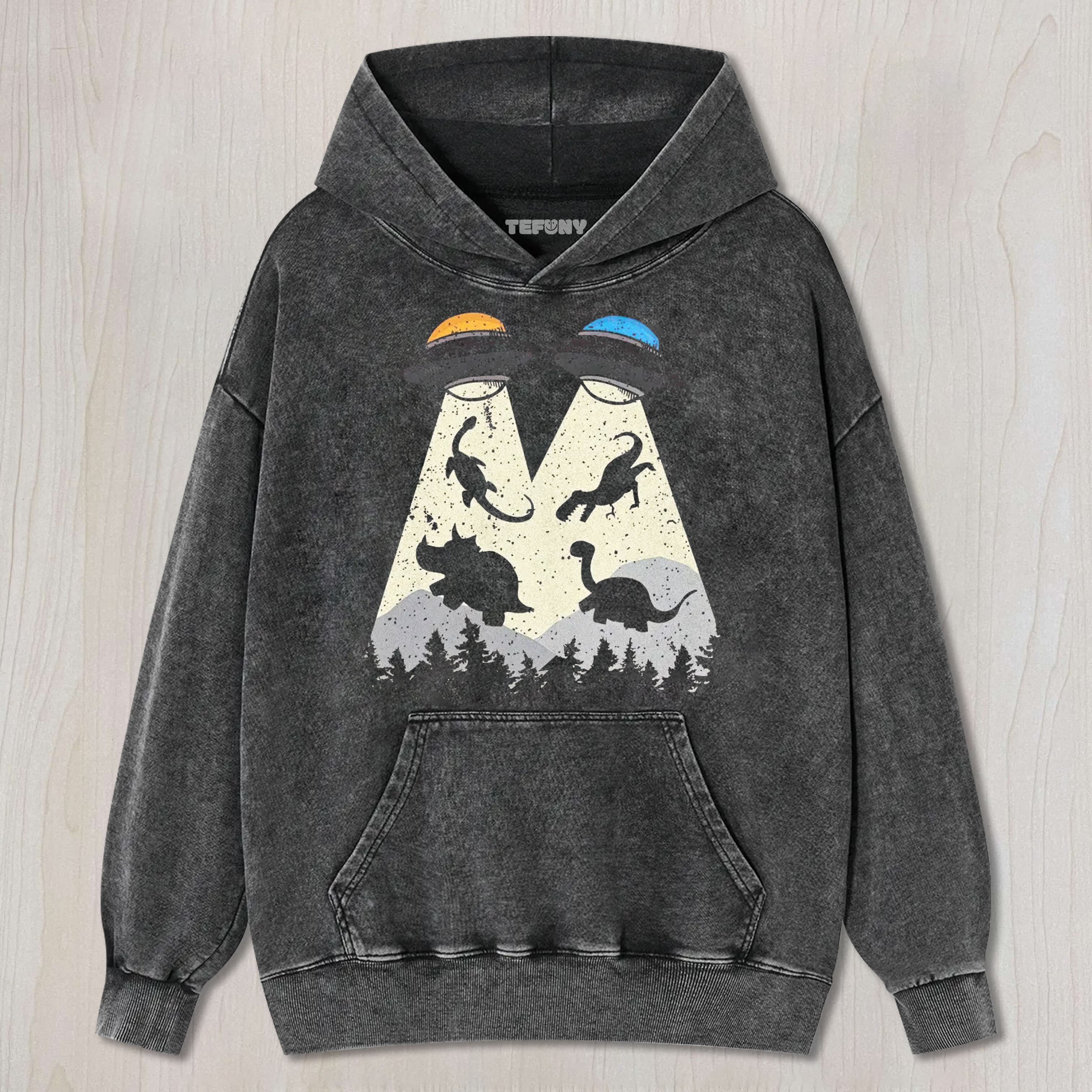 DINO ABDUCTION TEE & SWEAT & HOOD