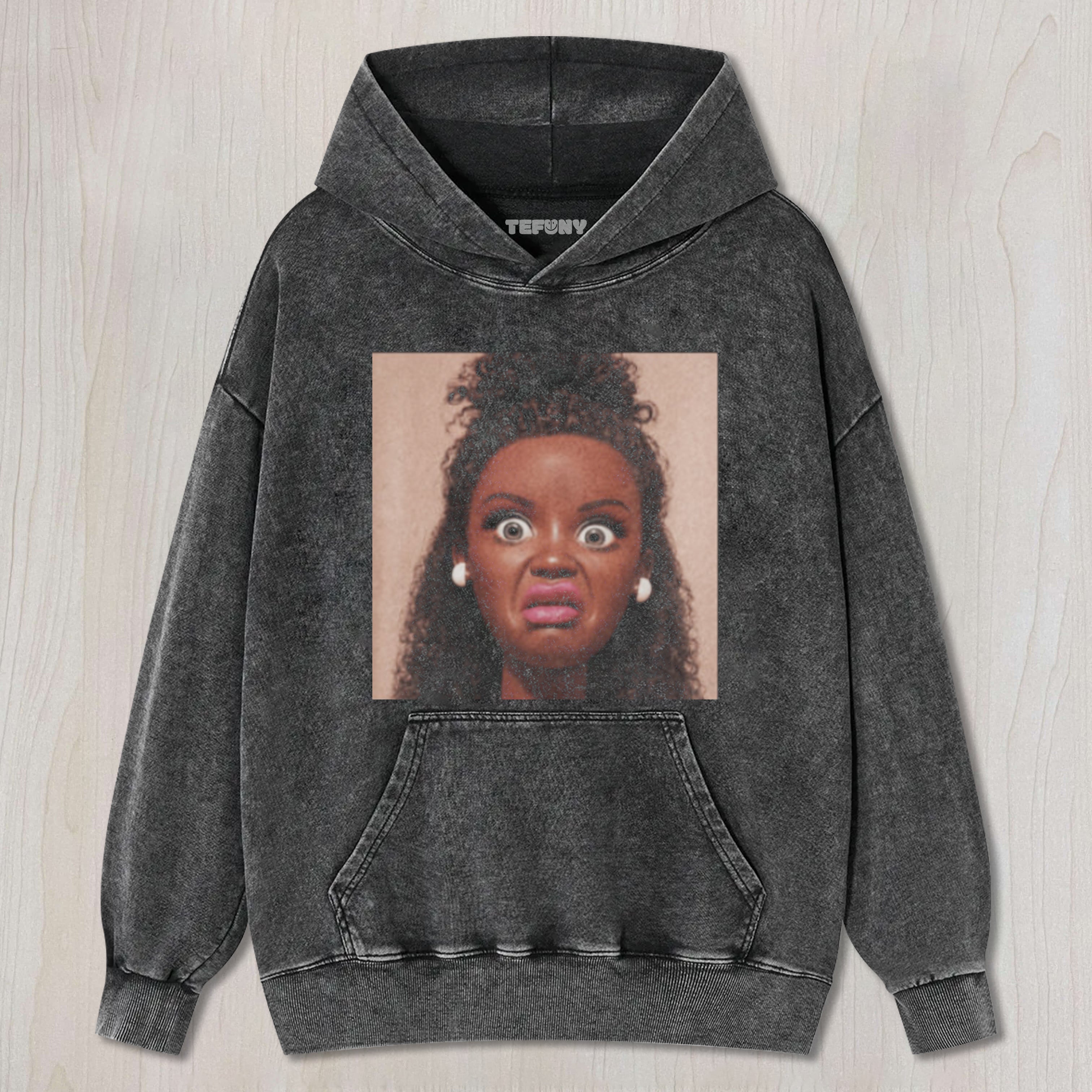 DISGUSTED BLACK DOLL FACE MEME UNISEX TEE, TANK TOP, LAYERED LS, SWEATSHIRT & HOODIE