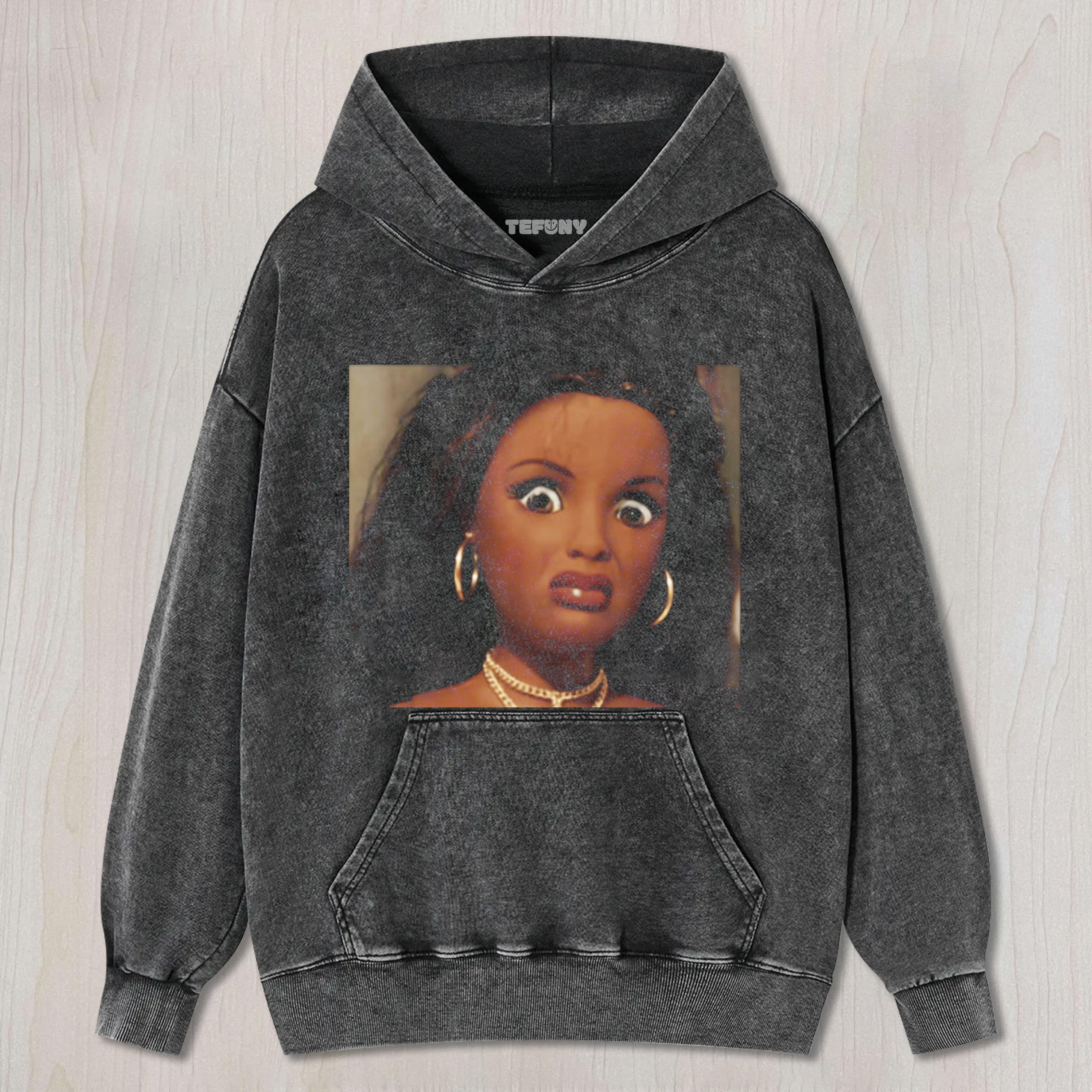 DISGUSTED BLACK DOLL MEME UNISEX TEE, TANK TOP, LAYERED LS, SWEATSHIRT & HOODIE