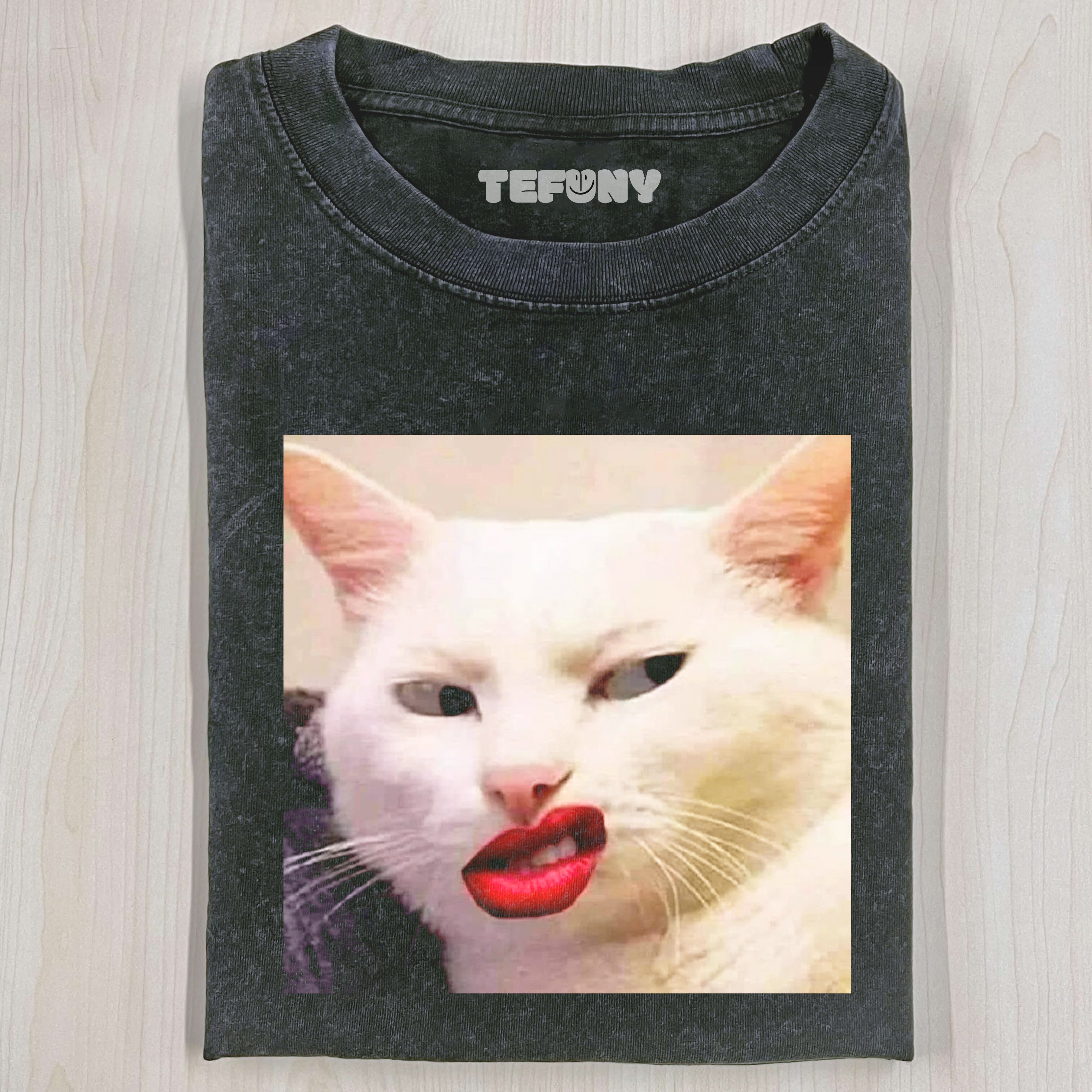 DISGUSTED CAT EMOTICON PACKAGE T-SHIRT