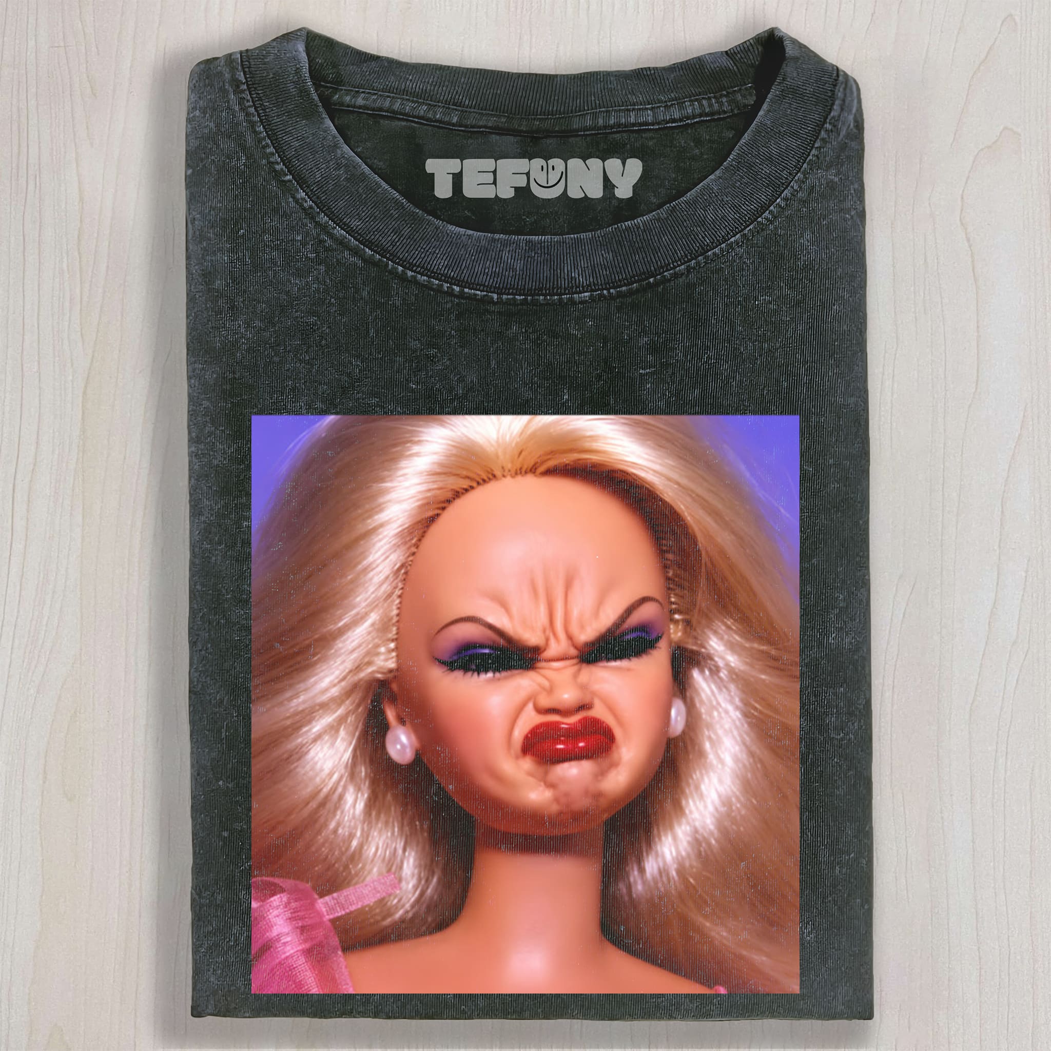 DISGUSTED DOLL FACE MEME UNISEX TEE, TANK TOP, LAYERED LS, SWEATSHIRT & HOODIE