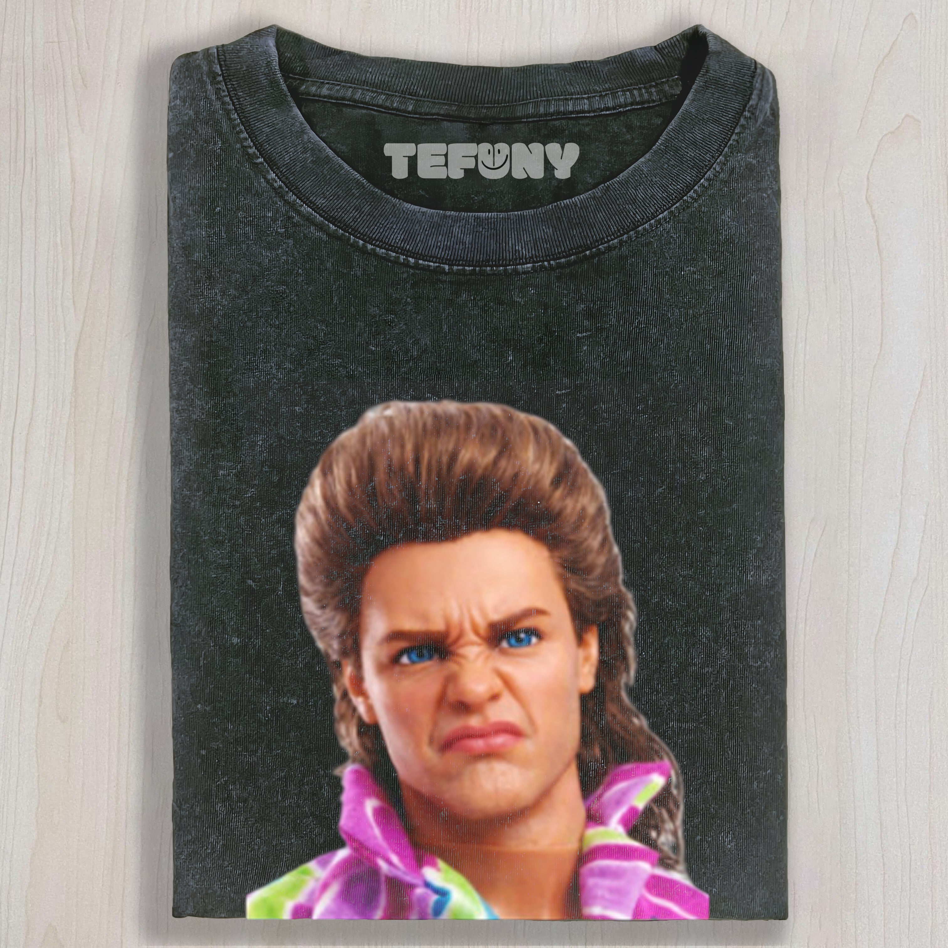 DISGUSTED DOLL FACE MULLET MALE MEME UNISEX TEE, TANK TOP, LAYERED LS, SWEATSHIRT & HOODIE