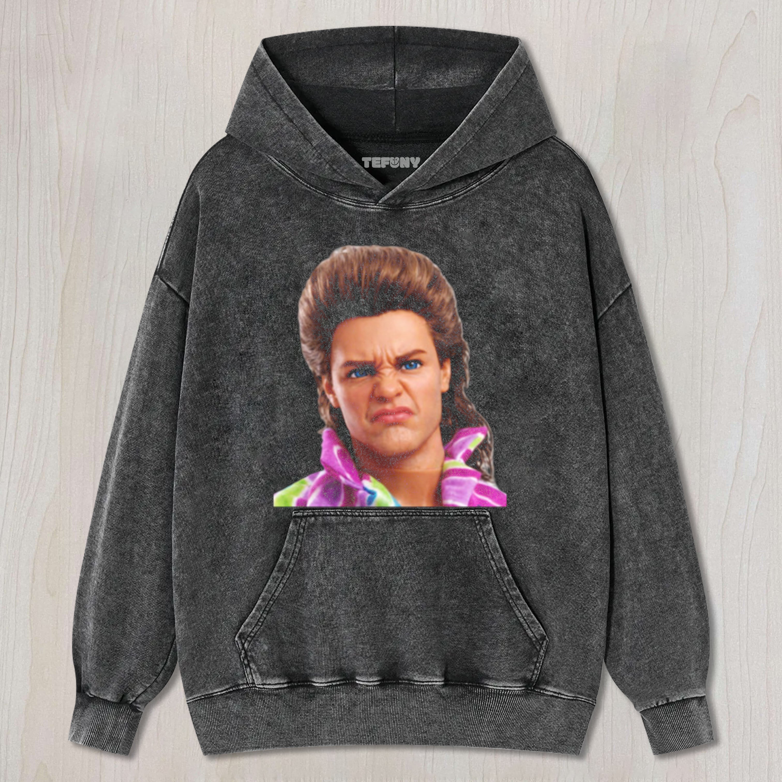 DISGUSTED DOLL FACE MULLET MALE MEME UNISEX TEE, TANK TOP, LAYERED LS, SWEATSHIRT & HOODIE