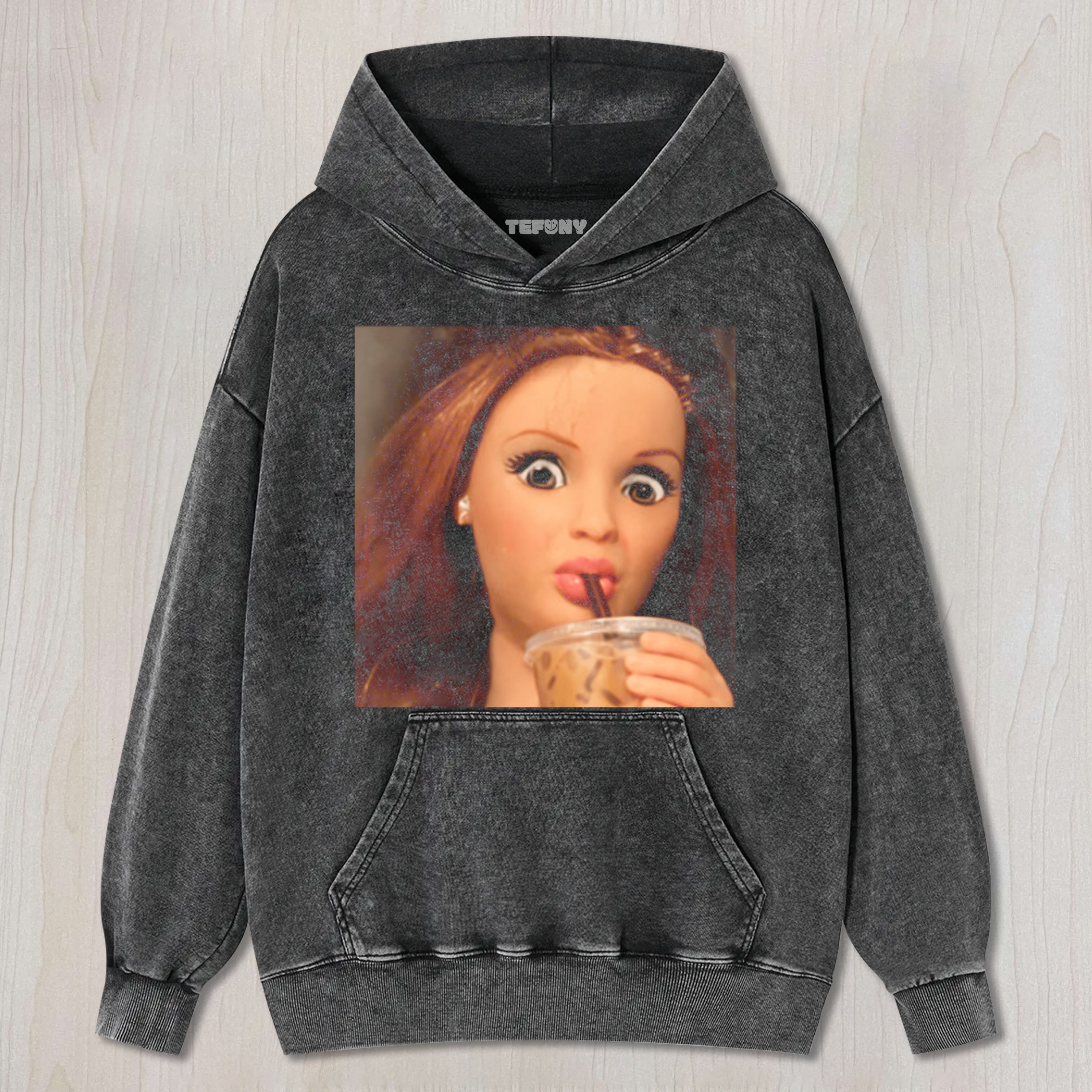 DISGUSTED DOLL FACE UNISEX TEE, TANK TOP, LAYERED LS, SWEATSHIRT & HOODIE