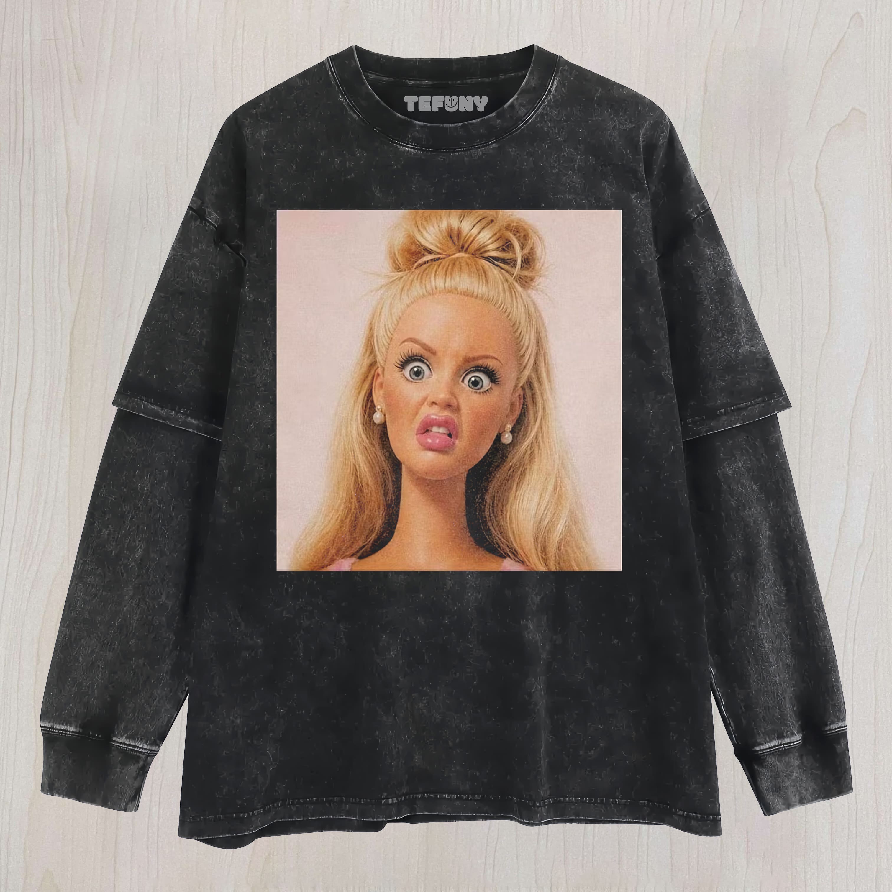 DISGUSTED DOLL GIRLV2 UNISEX TEE, TANK TOP, LAYERED LS, SWEATSHIRT & HOODIE