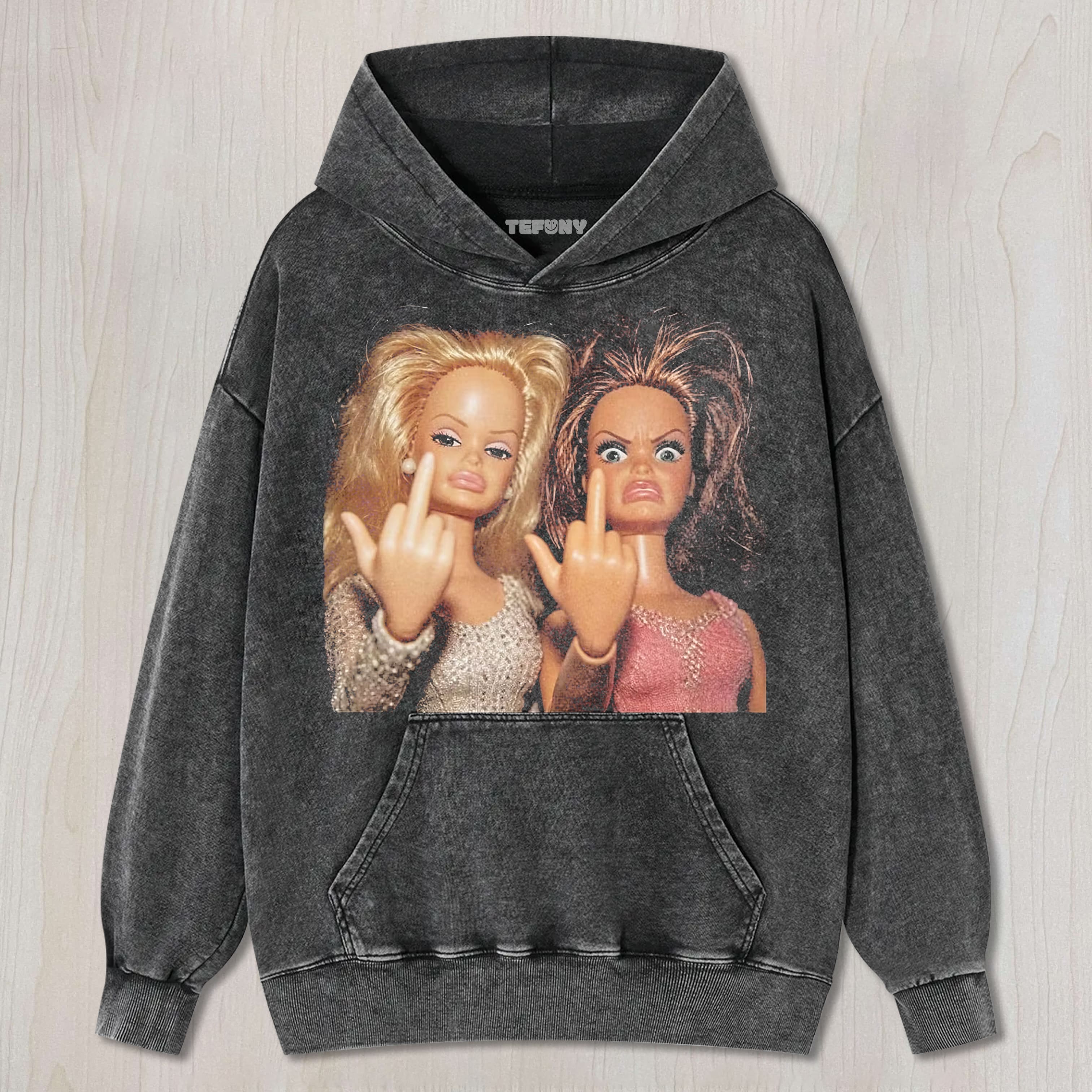 DISGUSTED DOLL GIRL V3 UNISEX TEE, TANK TOP, LAYERED LS, SWEATSHIRT & HOODIE