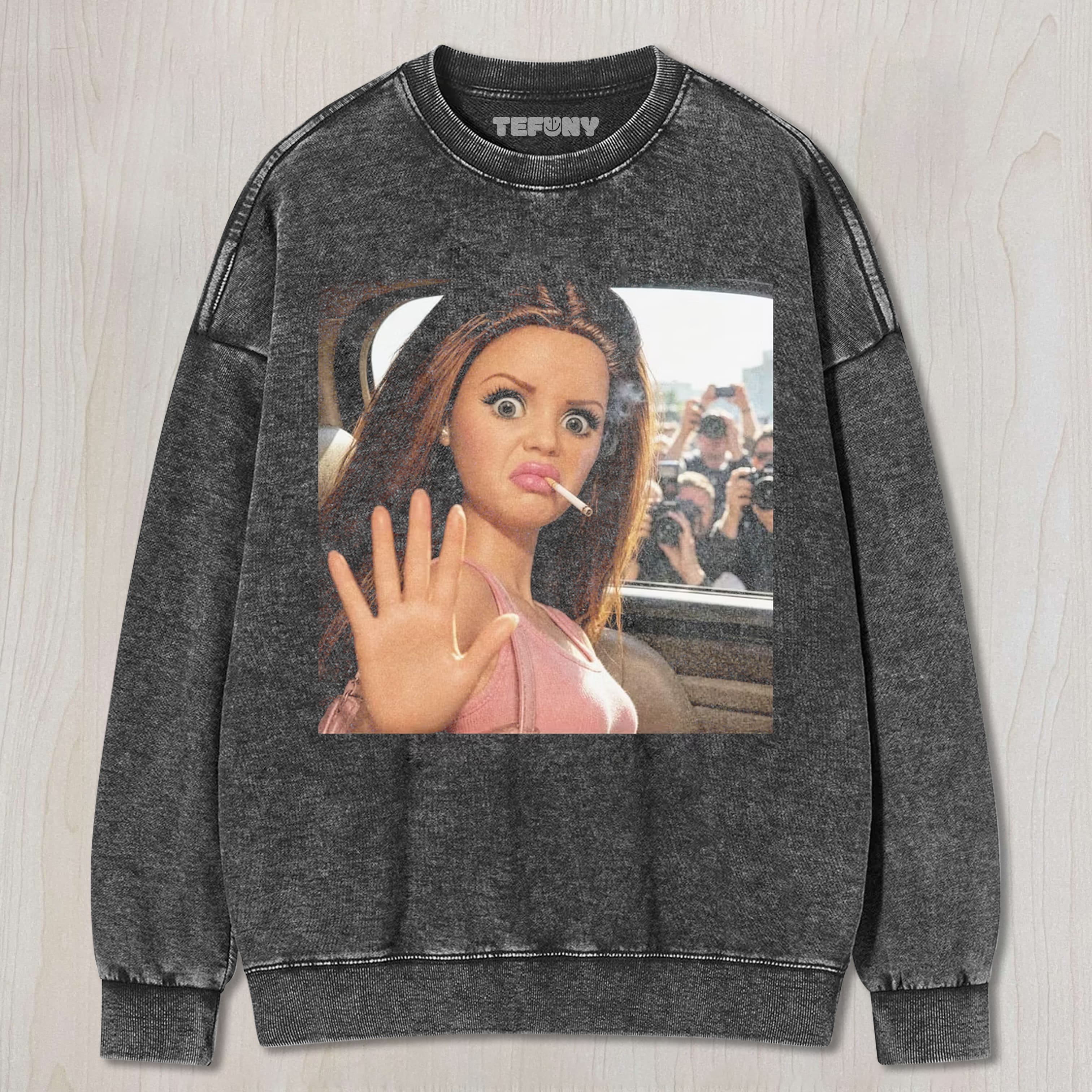 DISGUSTED DOLL GIRL V4 UNISEX TEE, TANK TOP, LAYERED LS, SWEATSHIRT & HOODIE