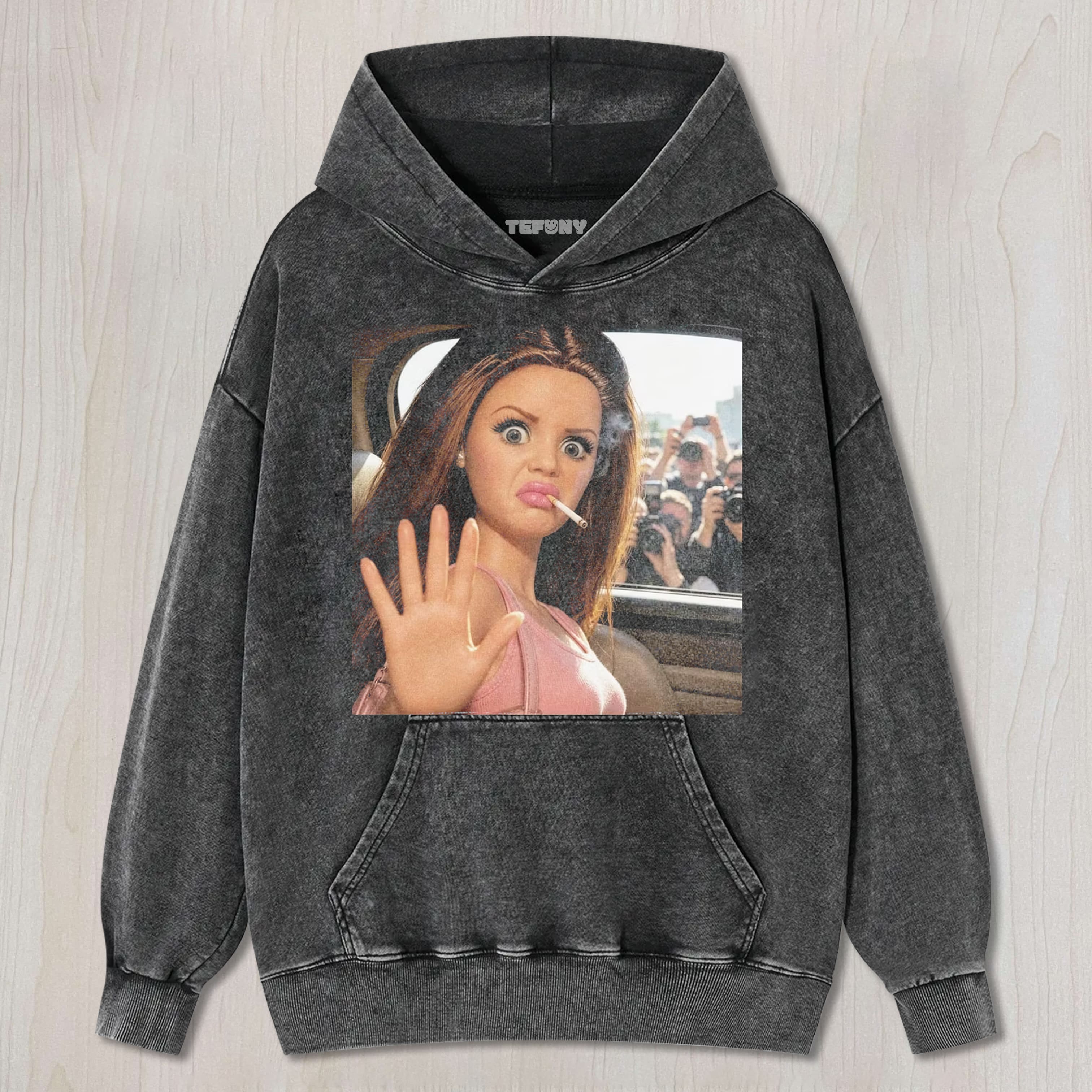 DISGUSTED DOLL GIRL V4 UNISEX TEE, TANK TOP, LAYERED LS, SWEATSHIRT & HOODIE
