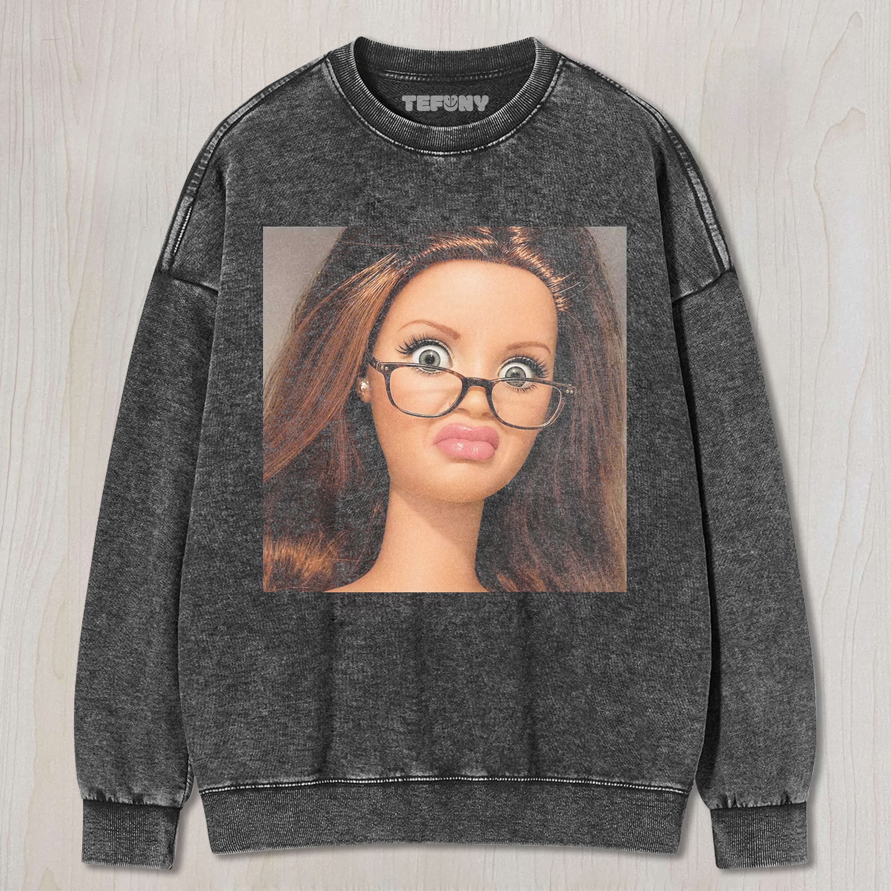 DISGUSTED DOLL GIRL V1 UNISEX TEE, TANK TOP, LAYERED LS, SWEATSHIRT & HOODIE