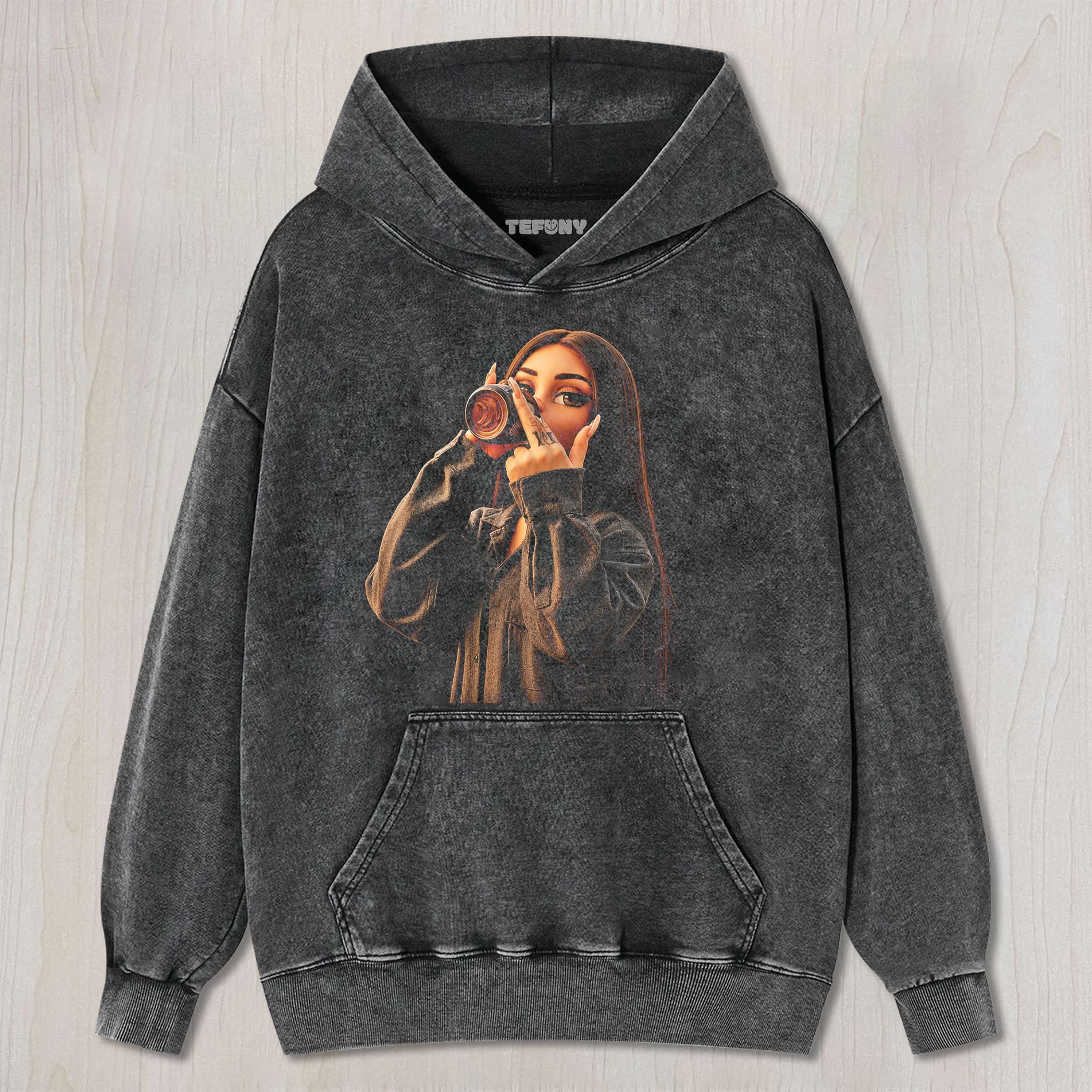 DISTRESSED DOLL MEME V10 UNISEX TEE, TANK TOP, LAYERED LS, SWEATSHIRT & HOODIE