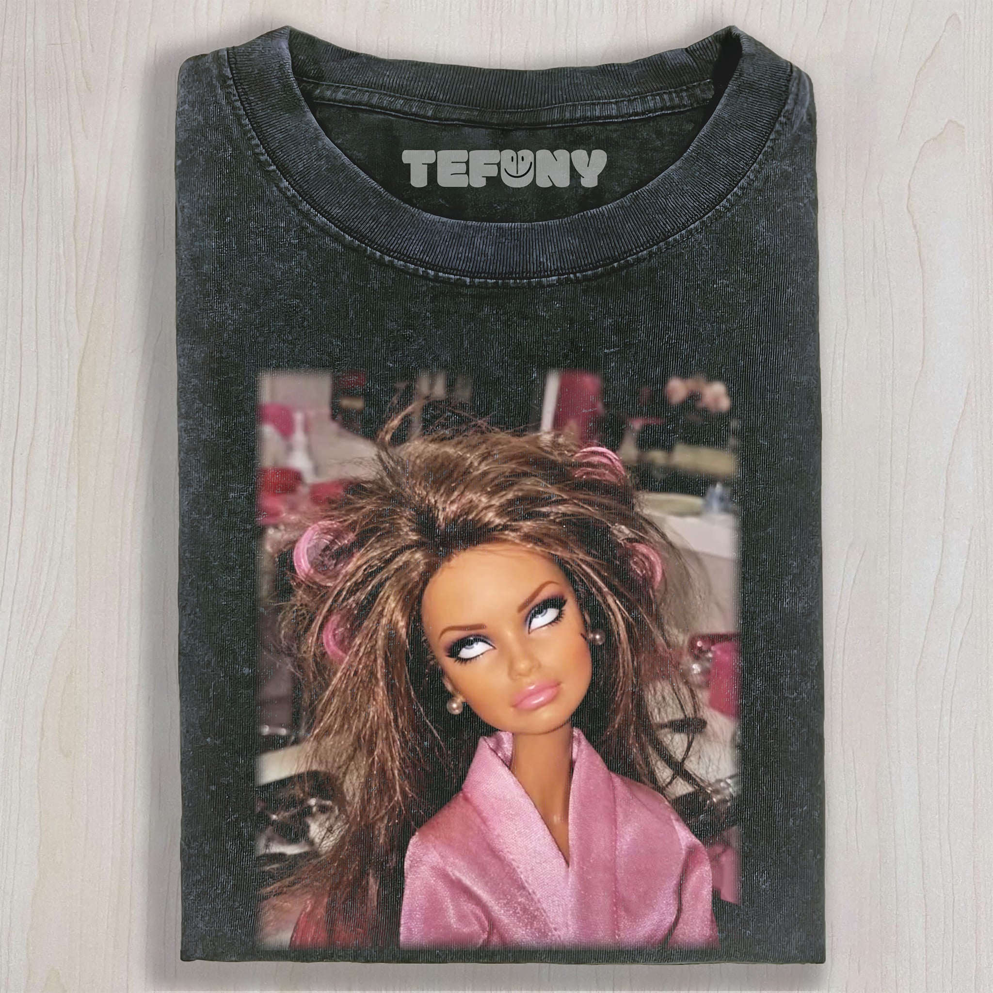 DISTRESSED DOLL MEME V11 UNISEX TEE, TANK TOP, LAYERED LS, SWEATSHIRT & HOODIE