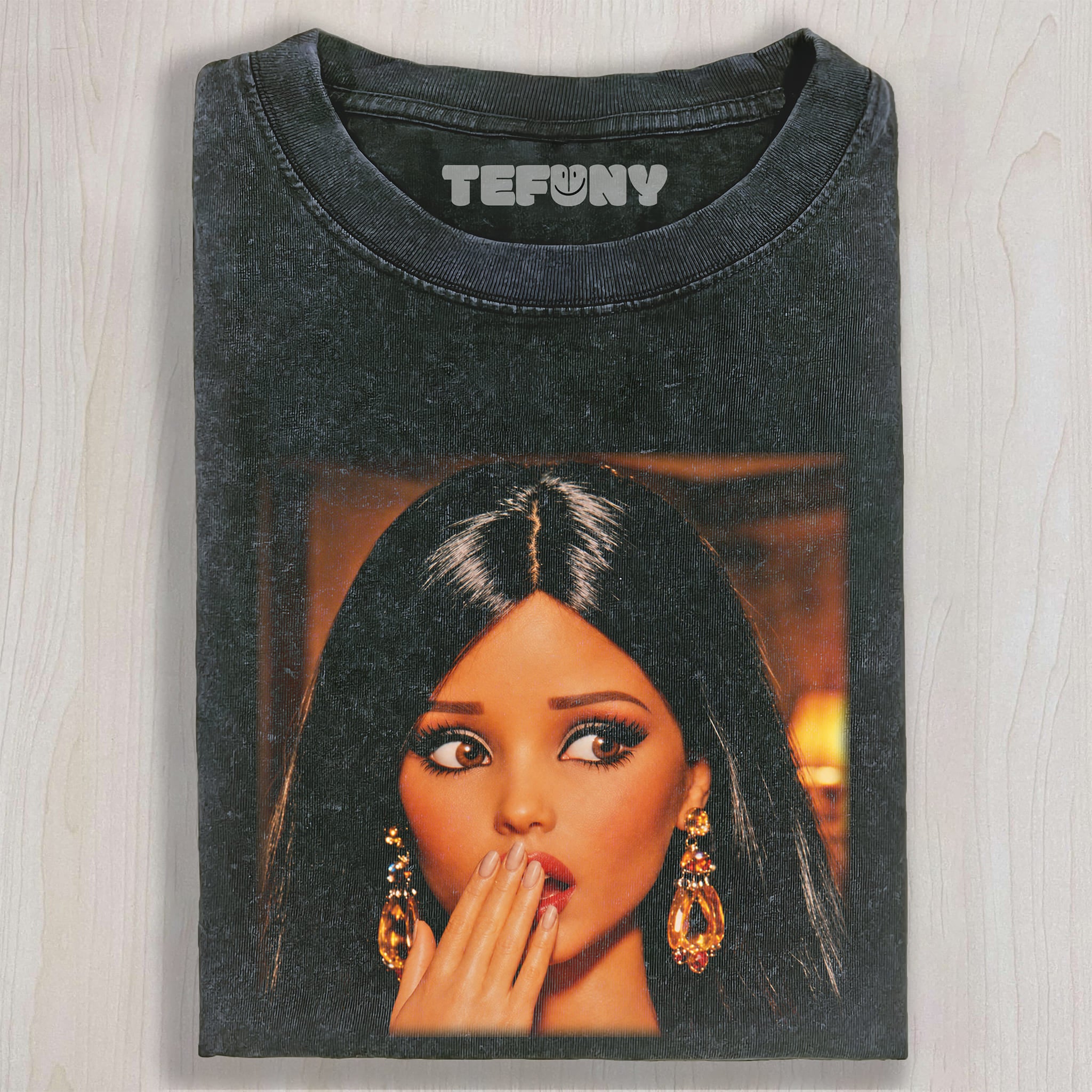 DISTRESSED DOLL MEME V14 UNISEX TEE, TANK TOP, LAYERED LS, SWEATSHIRT & HOODIE