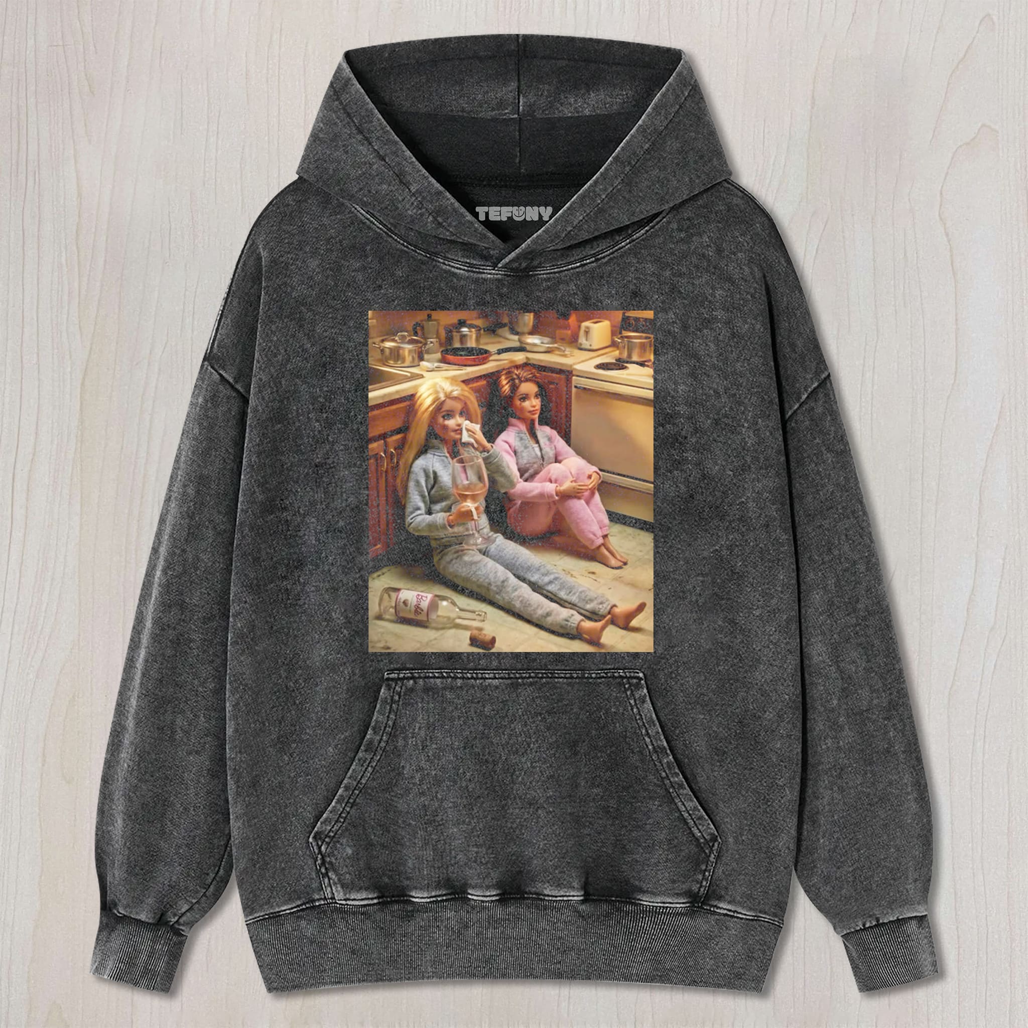 DISTRESSED DOLL MEME V14 UNISEX TEE, TANK TOP, LAYERED LS, SWEATSHIRT & HOODIE