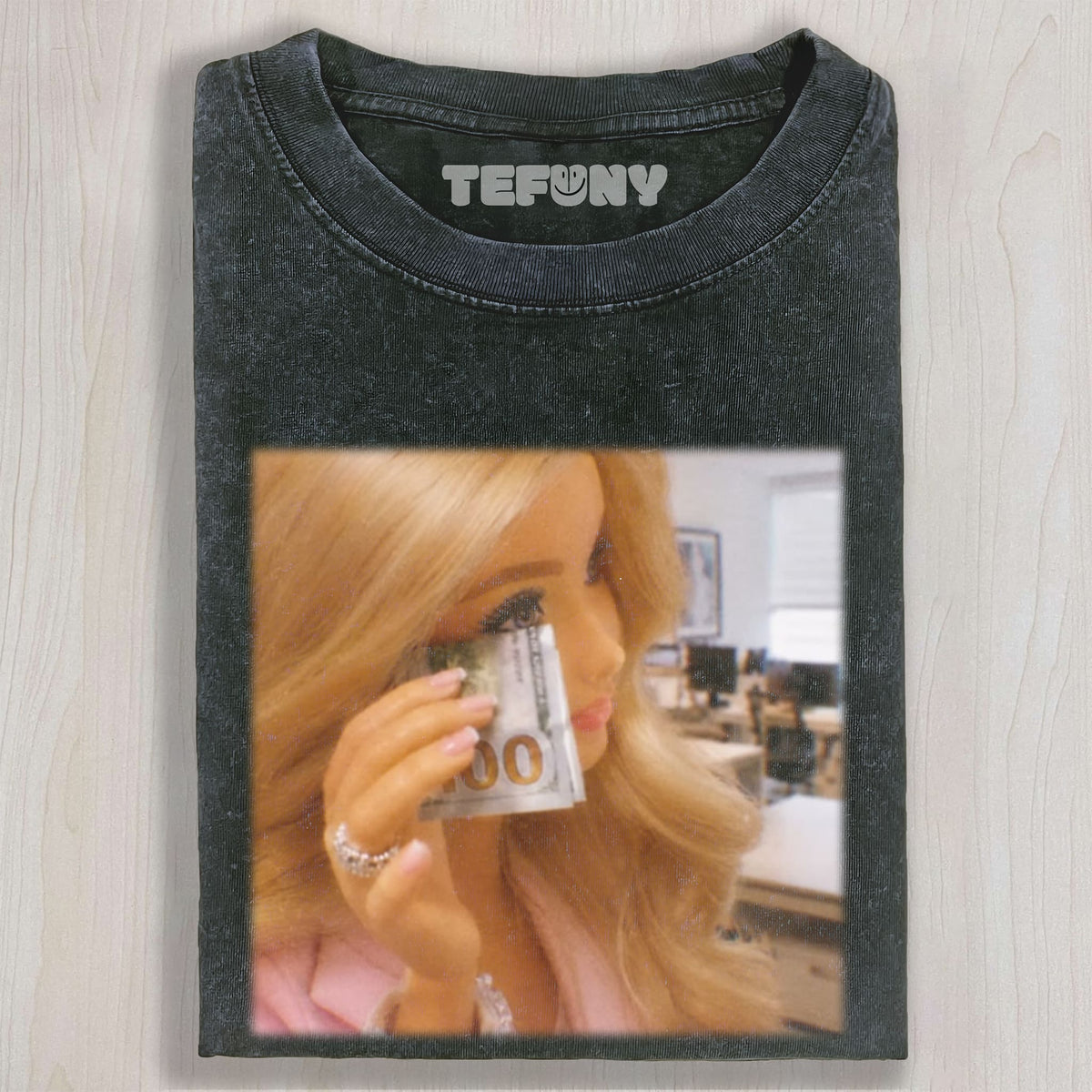 DISTRESSED DOLL MEME V21 UNISEX TEE, TANK TOP, LAYERED LS, SWEATSHIRT & HOODIE