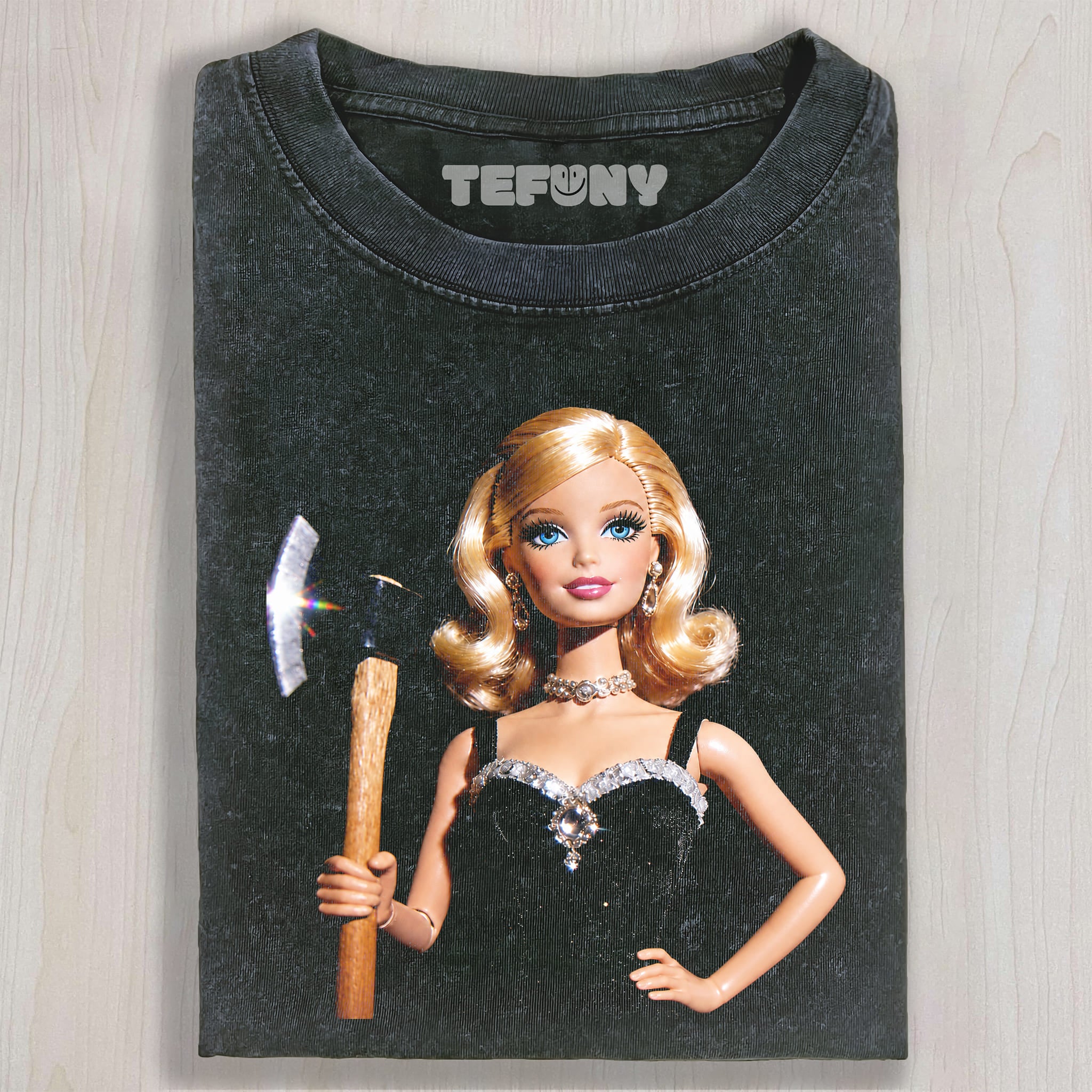 DISTRESSED DOLL MEME V3 UNISEX TEE, TANK TOP, LAYERED LS, SWEATSHIRT & HOODIE