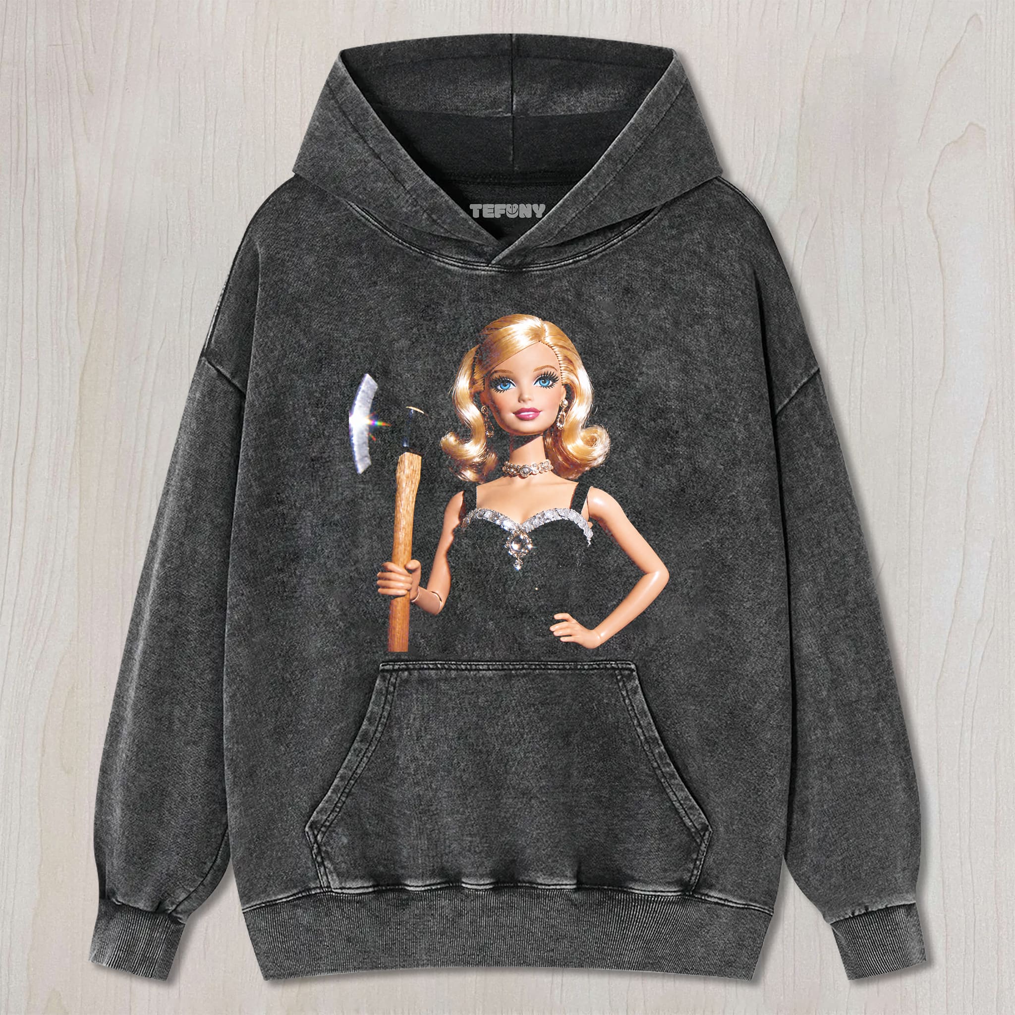 DISTRESSED DOLL MEME V3 UNISEX TEE, TANK TOP, LAYERED LS, SWEATSHIRT & HOODIE