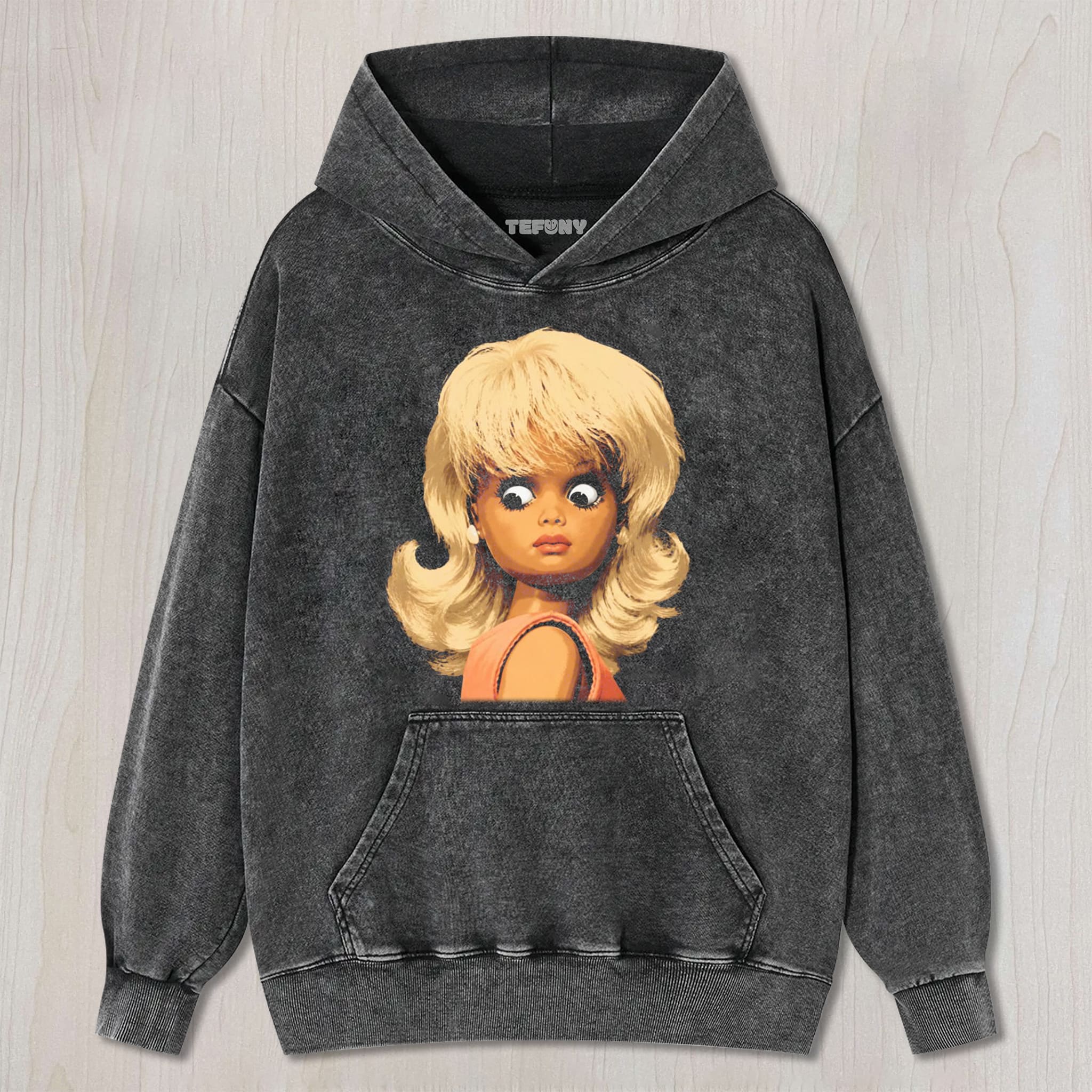 DISTRESSED DOLL MEME V5 UNISEX TEE, TANK TOP, LAYERED LS, SWEATSHIRT & HOODIE