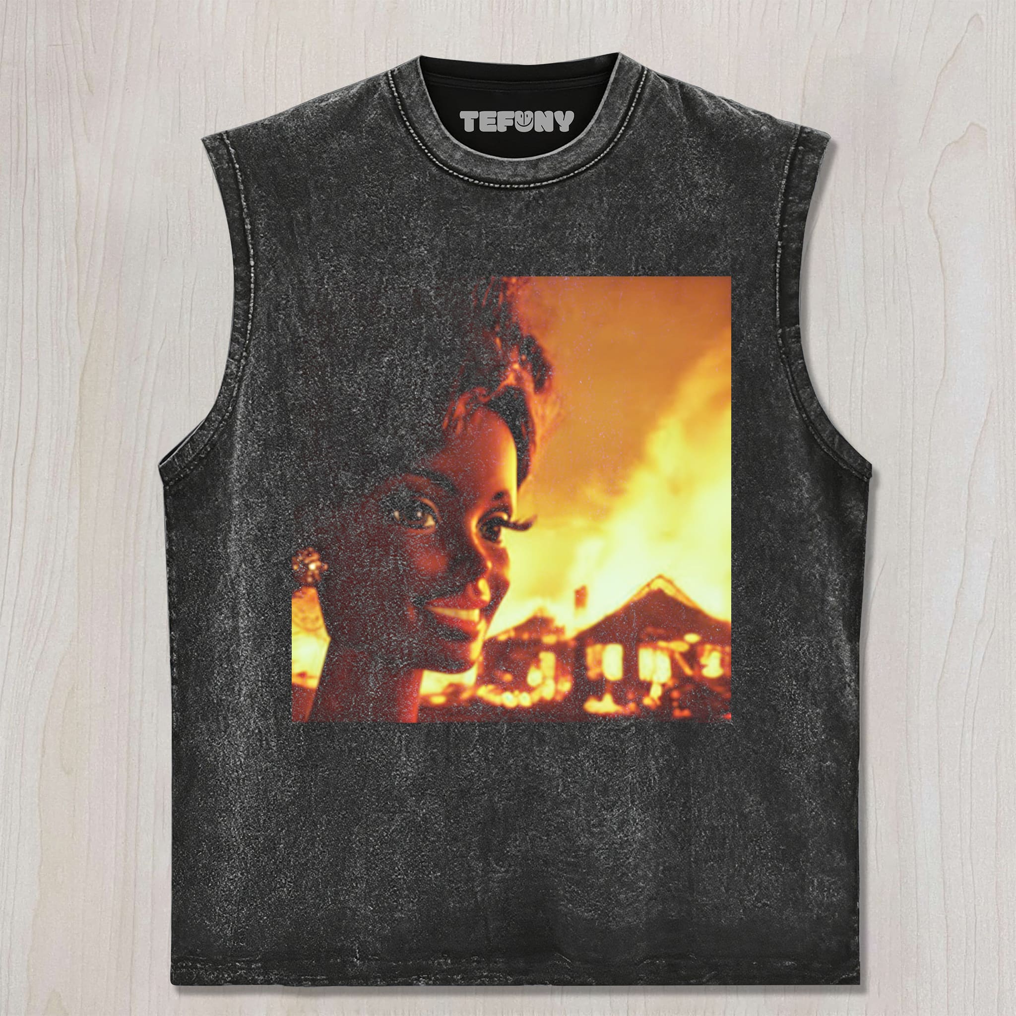 DISTRESSED DOLL MEME V7 UNISEX TEE, TANK TOP, LAYERED LS, SWEATSHIRT & HOODIE