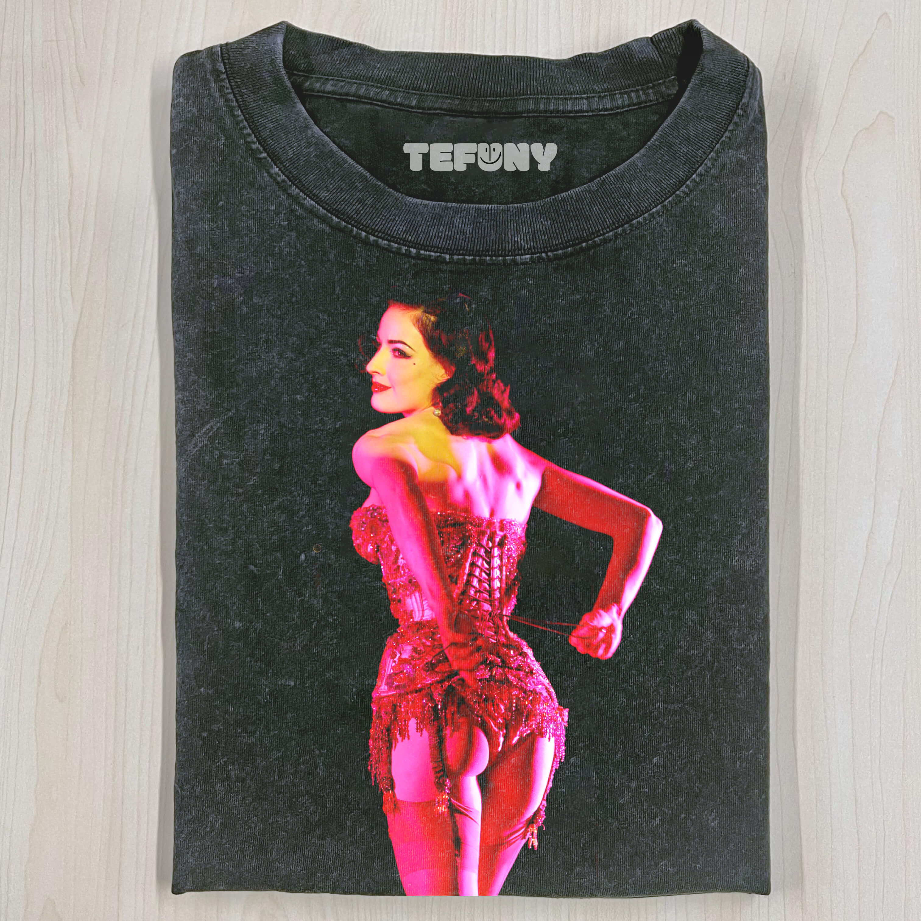 DITA VON TEESE IN PINK T-SHIRT