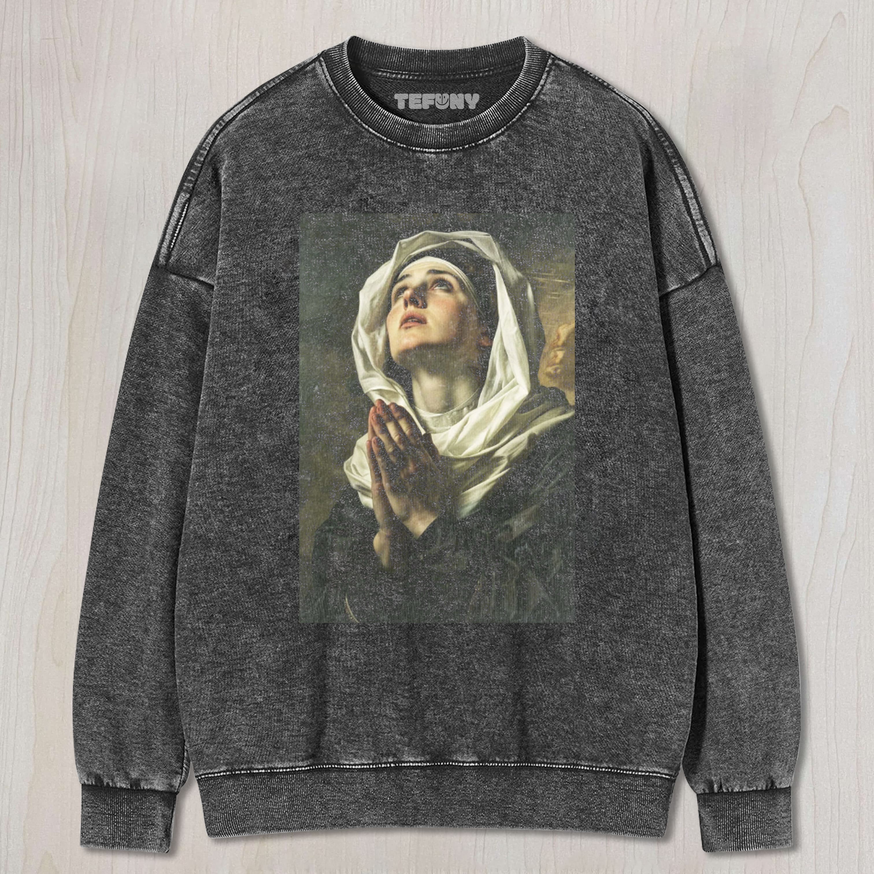 DIVINE PRAYER NISEX TEE, TANK TOP, LAYERED LS, SWEATSHIRT & HOODIE