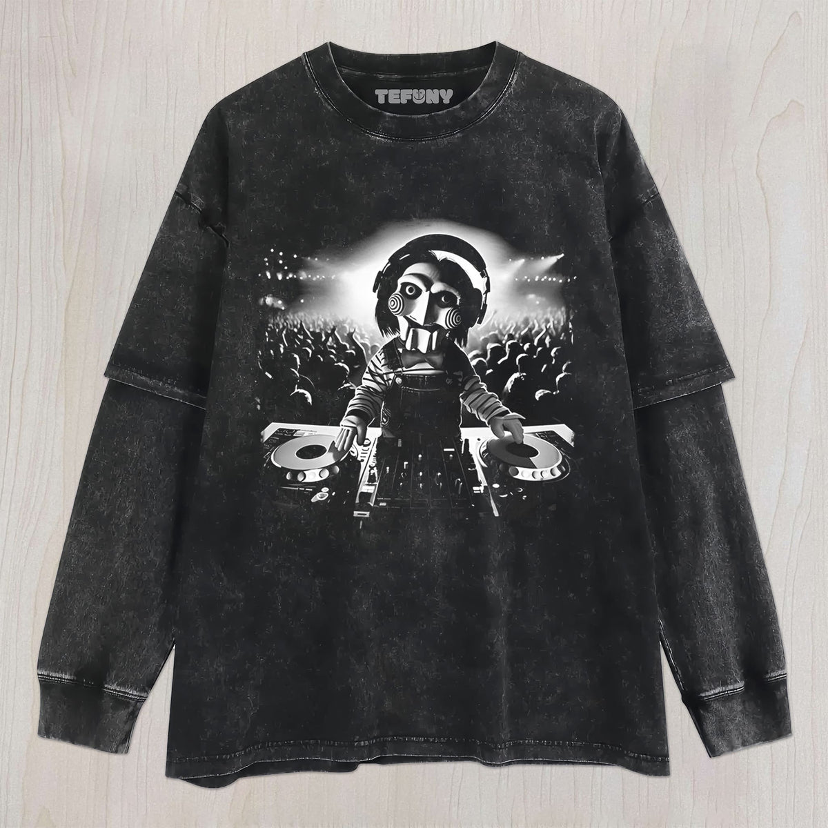 DJ SAW DOLL UNISEX TEE, TANK TOP, LAYERED LS, SWEATSHIRT & HOODIE
