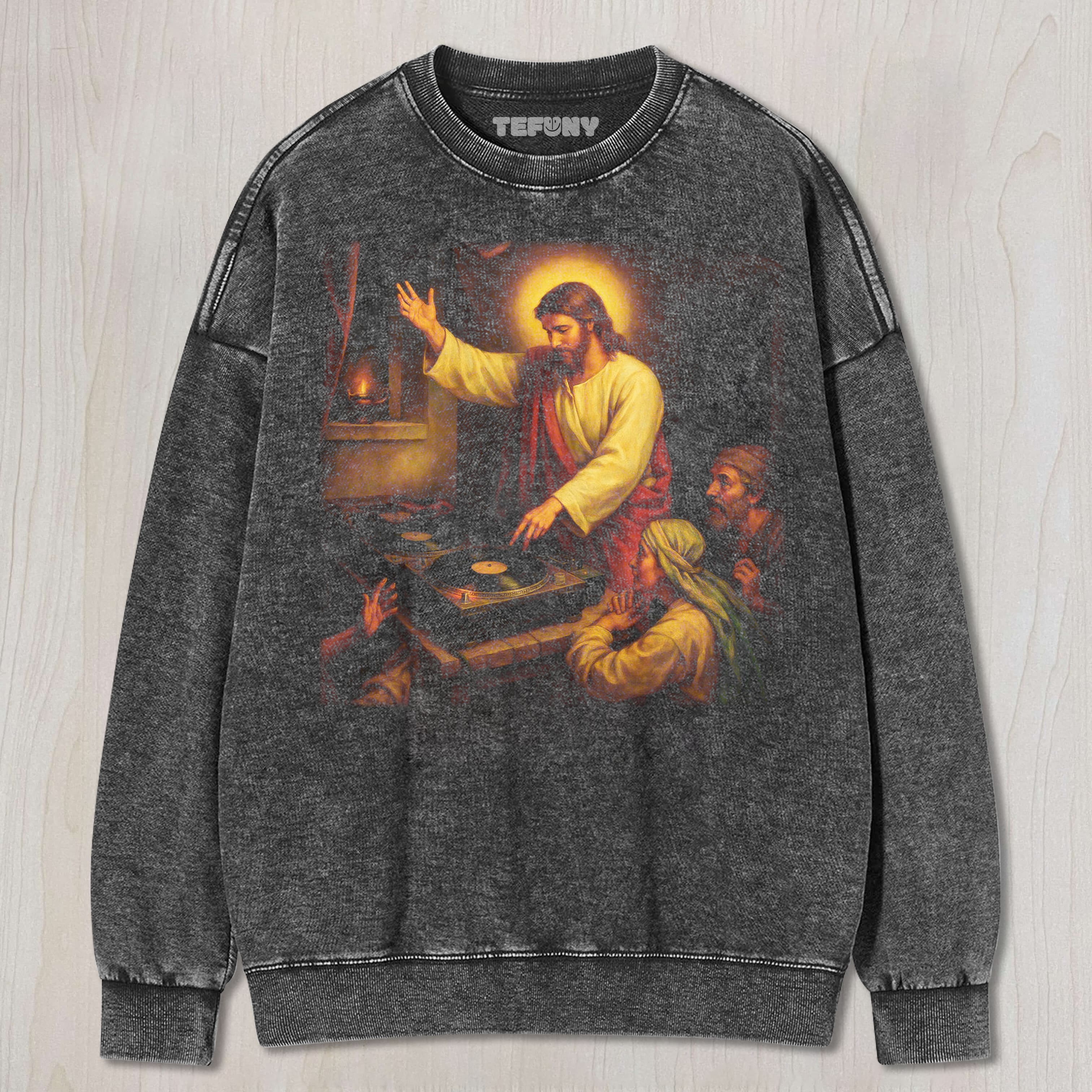 DJ JESUS V1 UNISEX TEE, TANK TOP, LAYERED LS, SWEATSHIRT & HOODIE