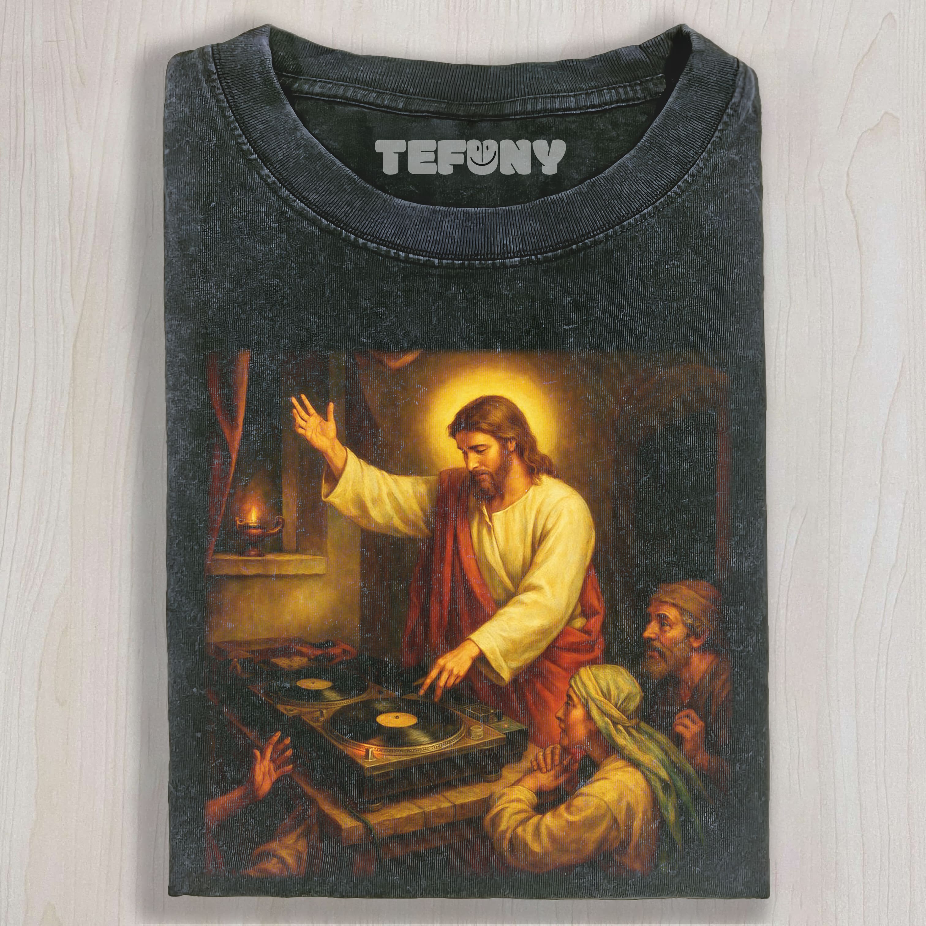 DJ JESUS V1 UNISEX TEE, TANK TOP, LAYERED LS, SWEATSHIRT & HOODIE