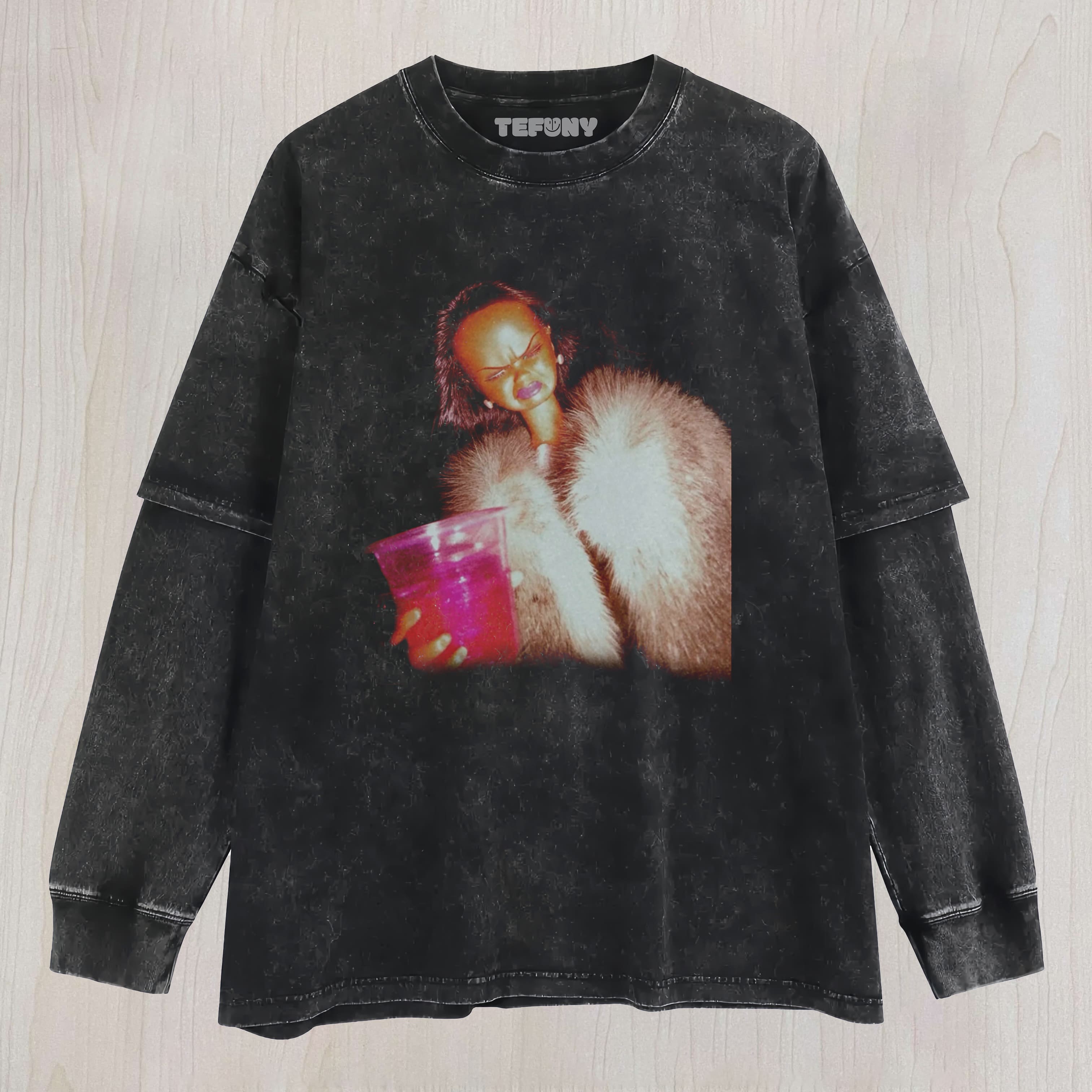 DOLL FACE MEME BAD BTCH'S CHOICE UNISEX TEE, TANK TOP, LAYERED LS, SWEATSHIRT & HOODIE