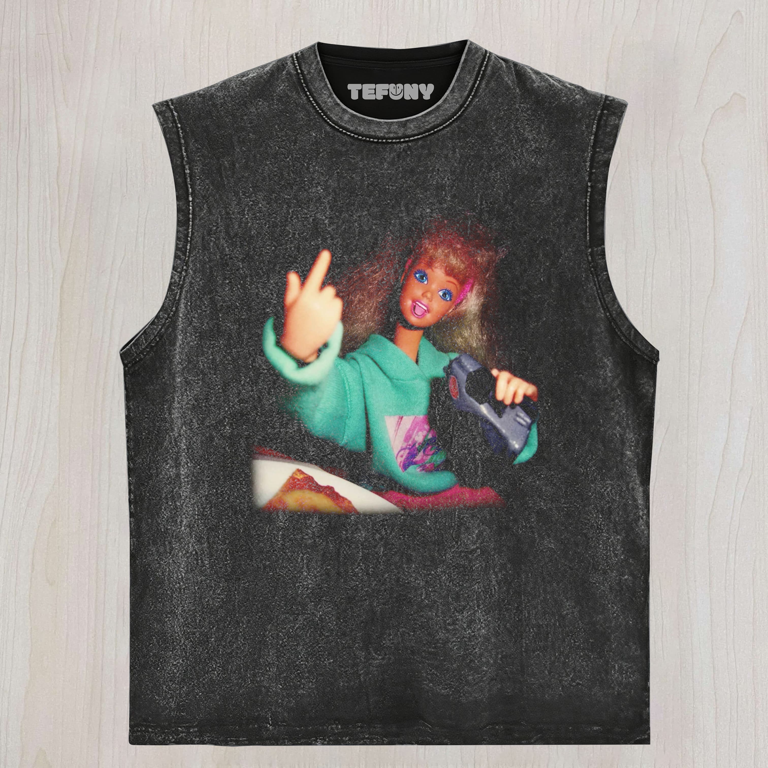 DOLL FACE MEME BITCH UNISEX TEE, TANK TOP, LAYERED LS, SWEATSHIRT & HOODIE