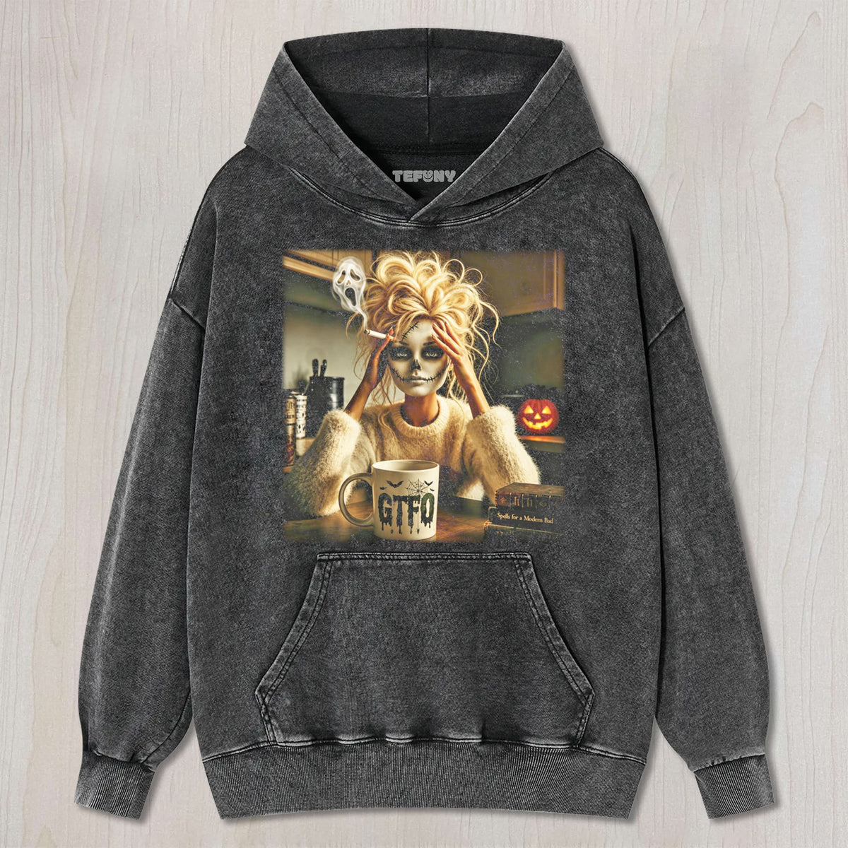 DOLL FACE MEME HALLOWEEN GIRL UNISEX TEE, TANK TOP, LAYERED LS, SWEATSHIRT & HOODIE