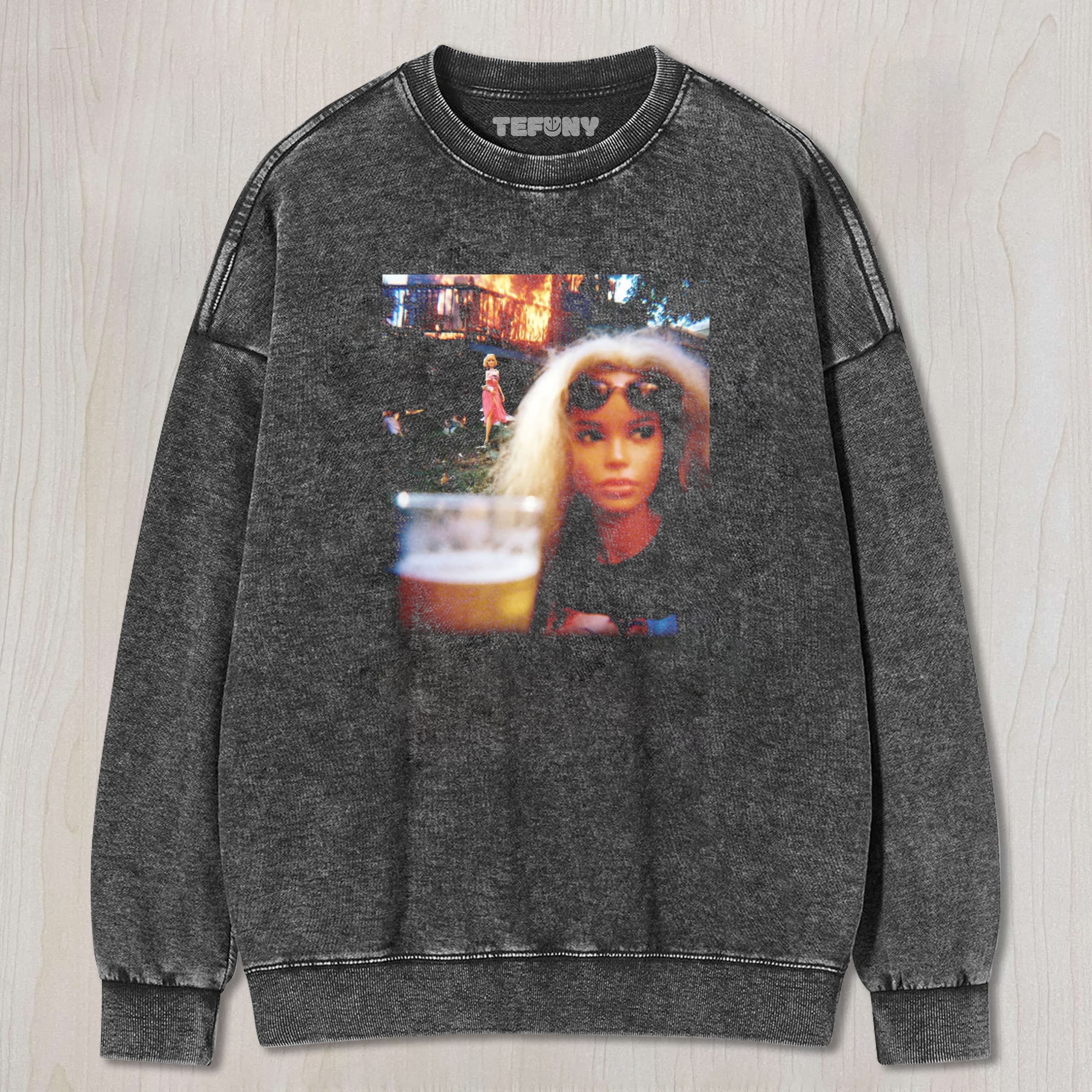 DOLL FACE MEME HEAT WAVE UNISEX TEE, TANK TOP, LAYERED LS, SWEATSHIRT & HOODIE