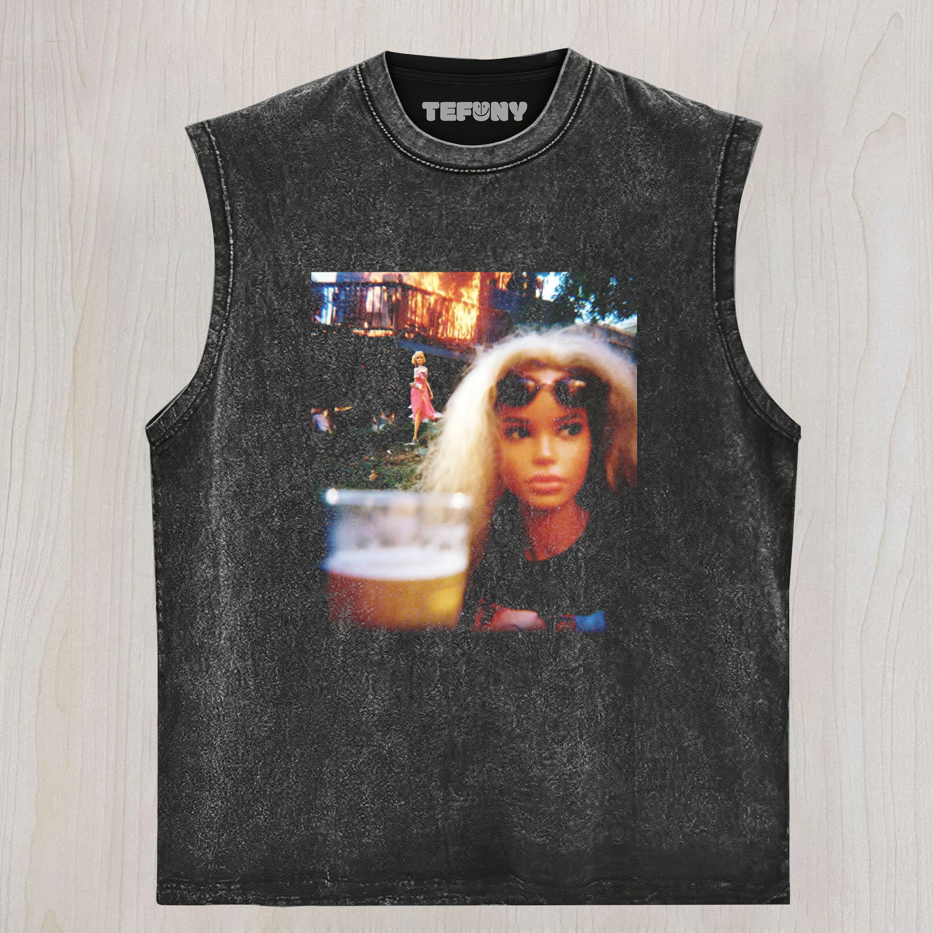 DOLL FACE MEME HEAT WAVE UNISEX TEE, TANK TOP, LAYERED LS, SWEATSHIRT & HOODIE