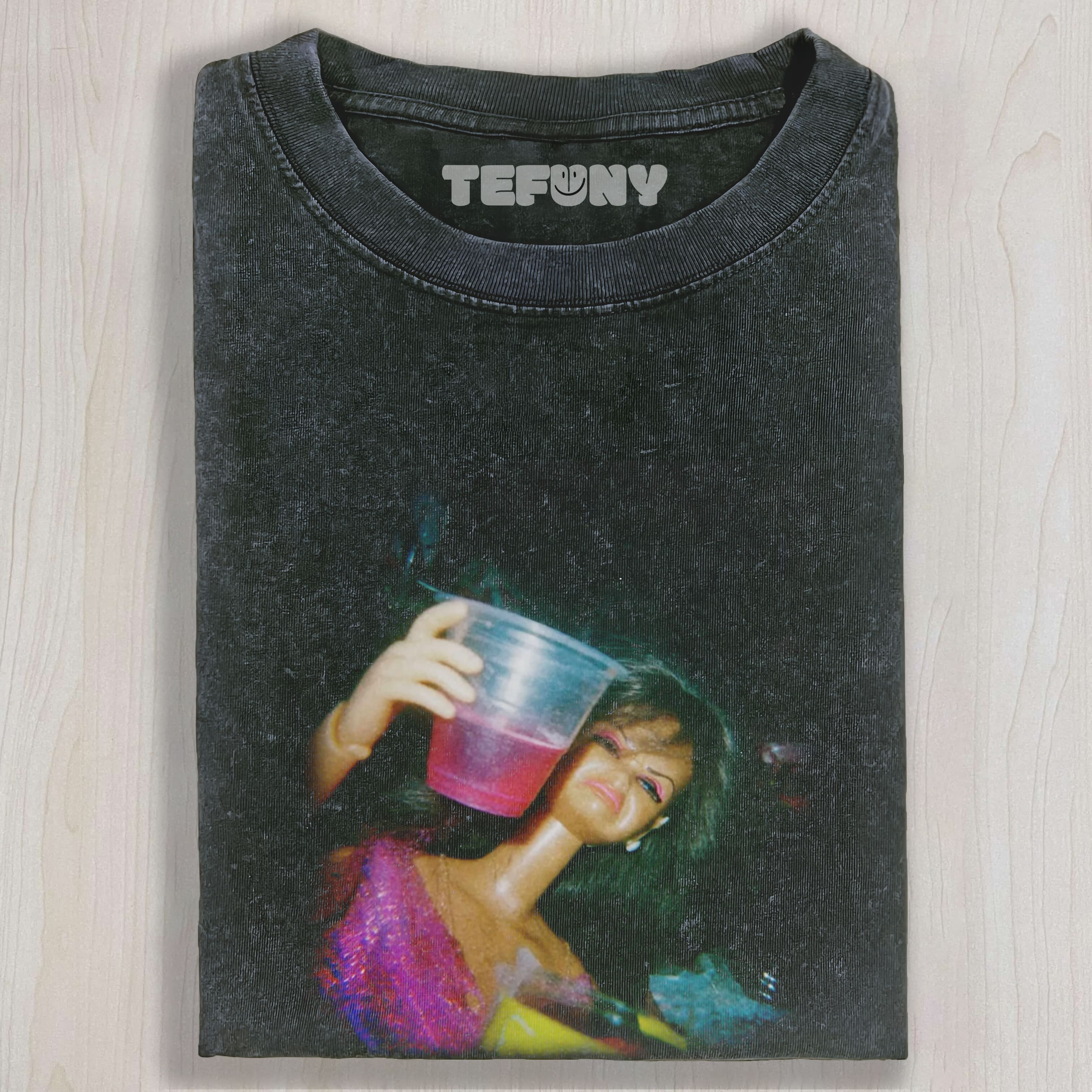 DOLL FACE MEME PARTY GLITCH UNISEX TEE, TANK TOP, LAYERED LS, SWEATSHIRT & HOODIE