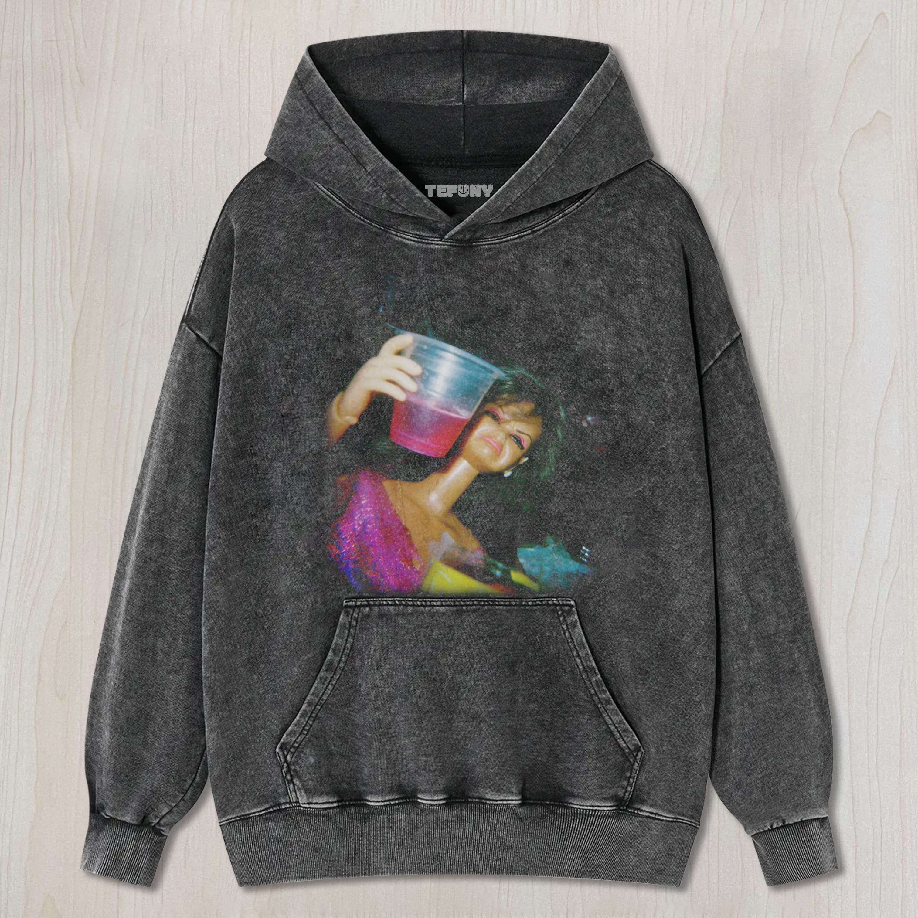 DOLL FACE MEME PARTY GLITCH UNISEX TEE, TANK TOP, LAYERED LS, SWEATSHIRT & HOODIE