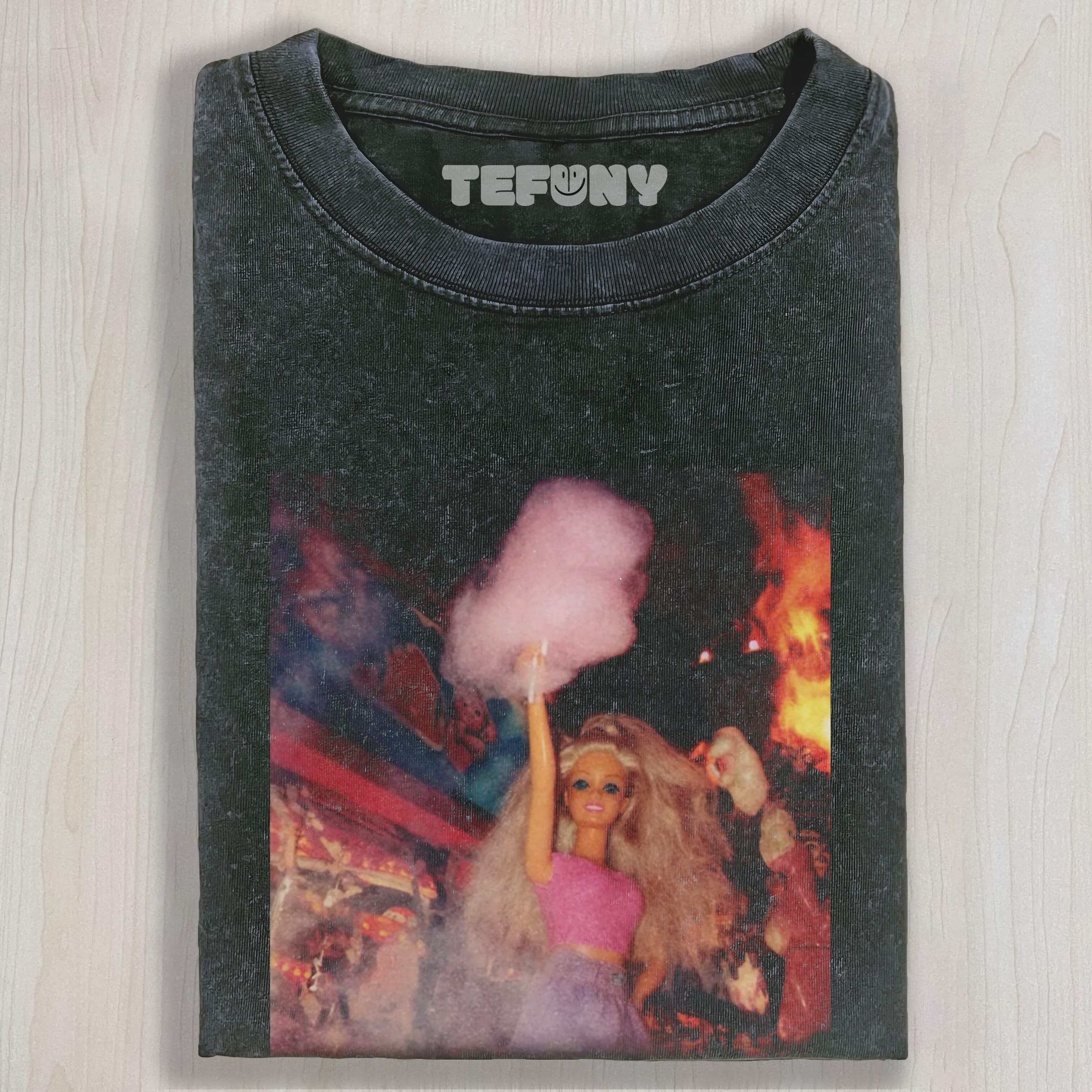 DOLL FACE MEME PINK DUST UNISEX TEE, TANK TOP, LAYERED LS, SWEATSHIRT & HOODIE